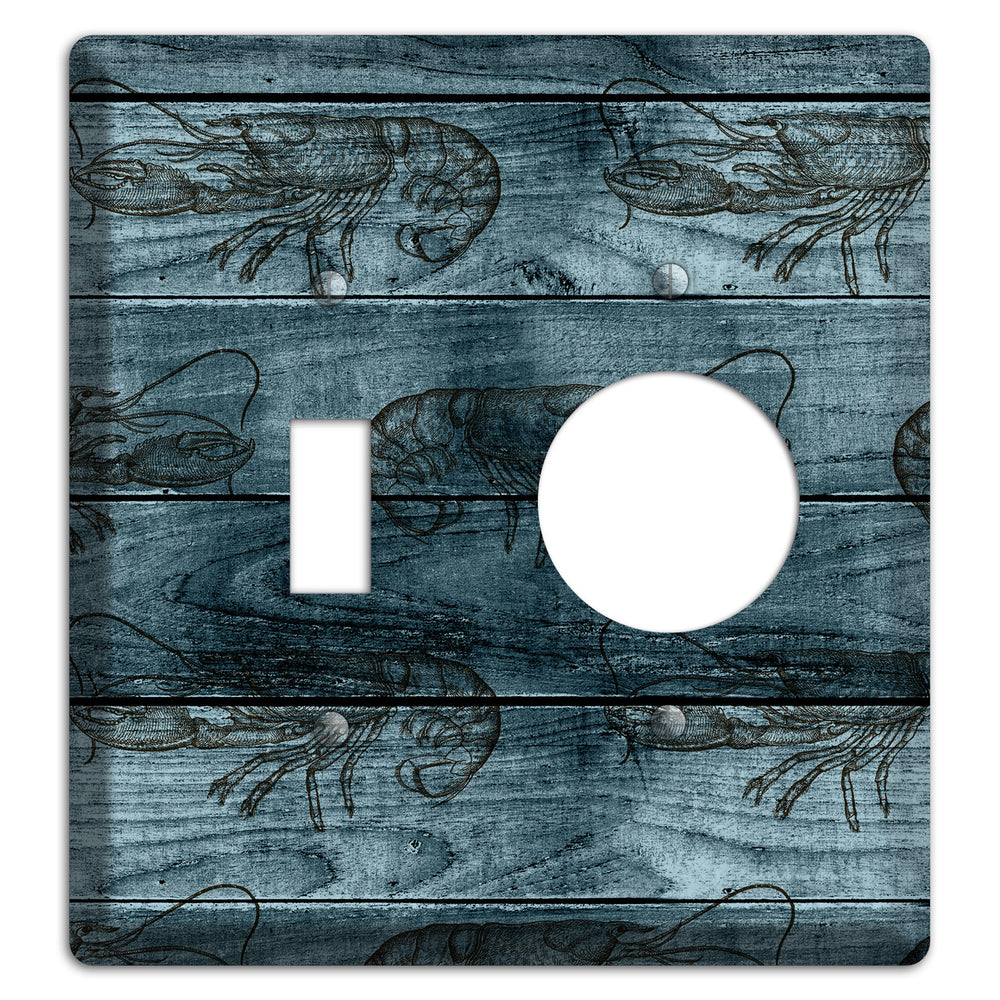 Lobster Ledger Toggle / Receptacle Wallplate