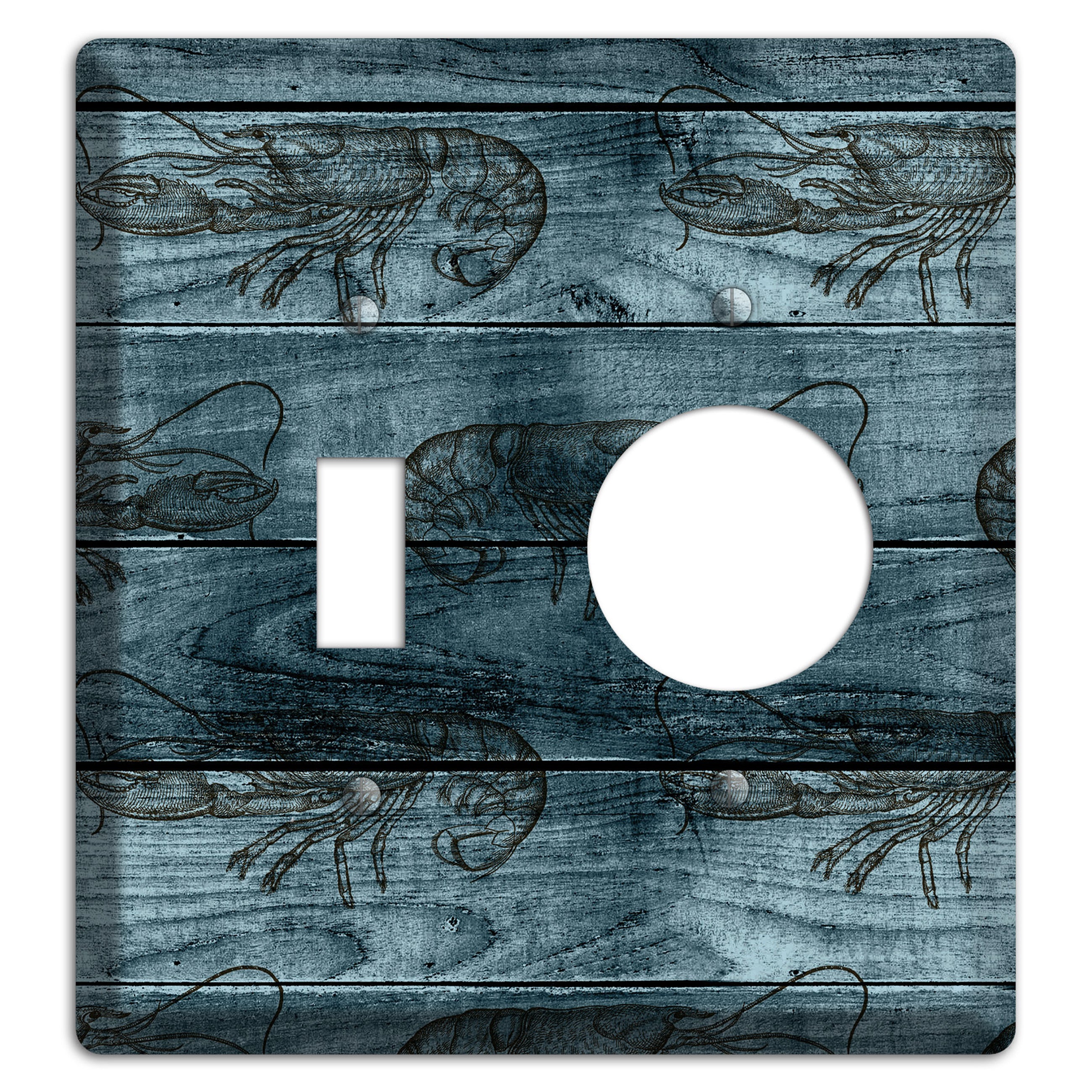 Lobster Ledger Toggle / Receptacle Wallplate