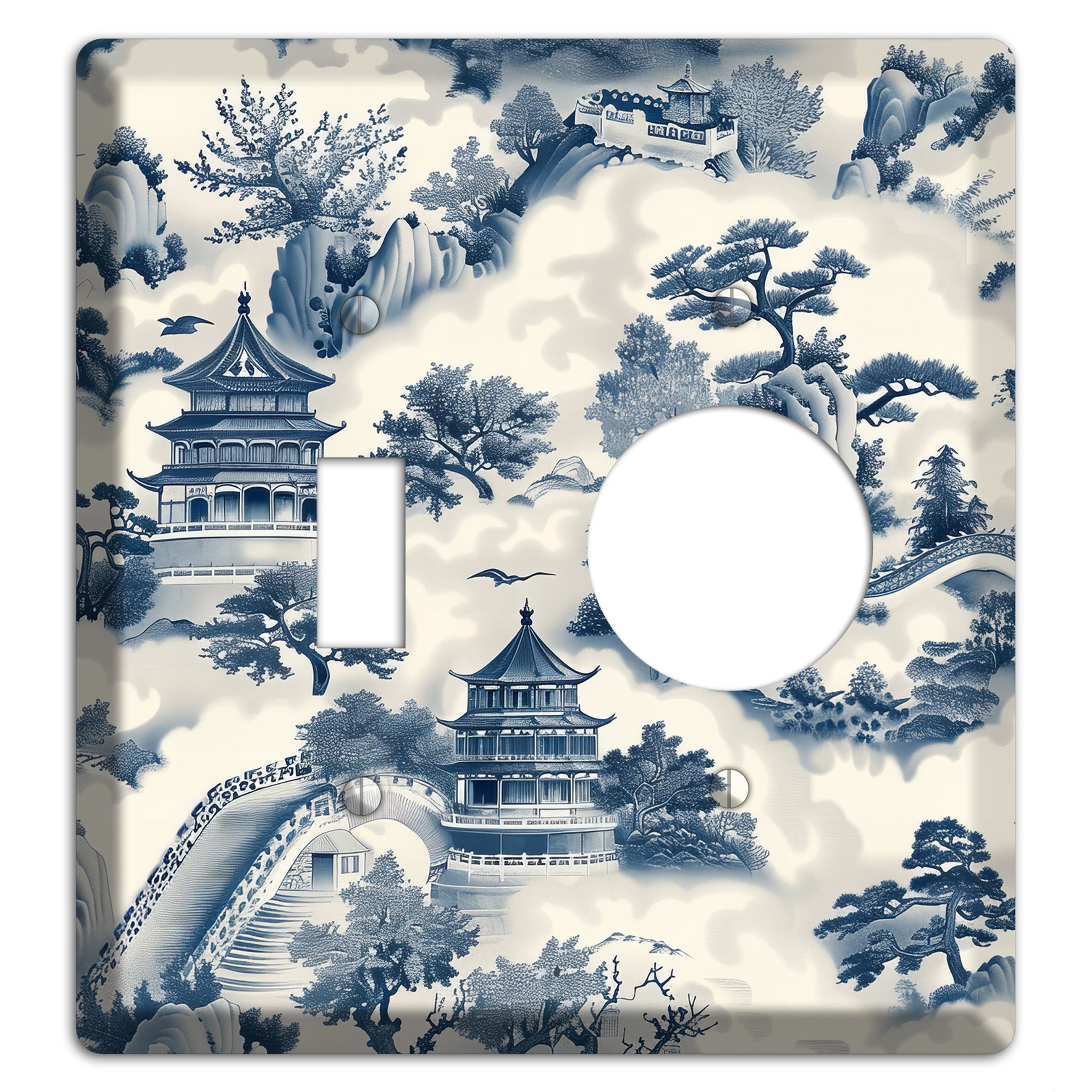 Imperial Mist Toggle / Receptacle Wallplate