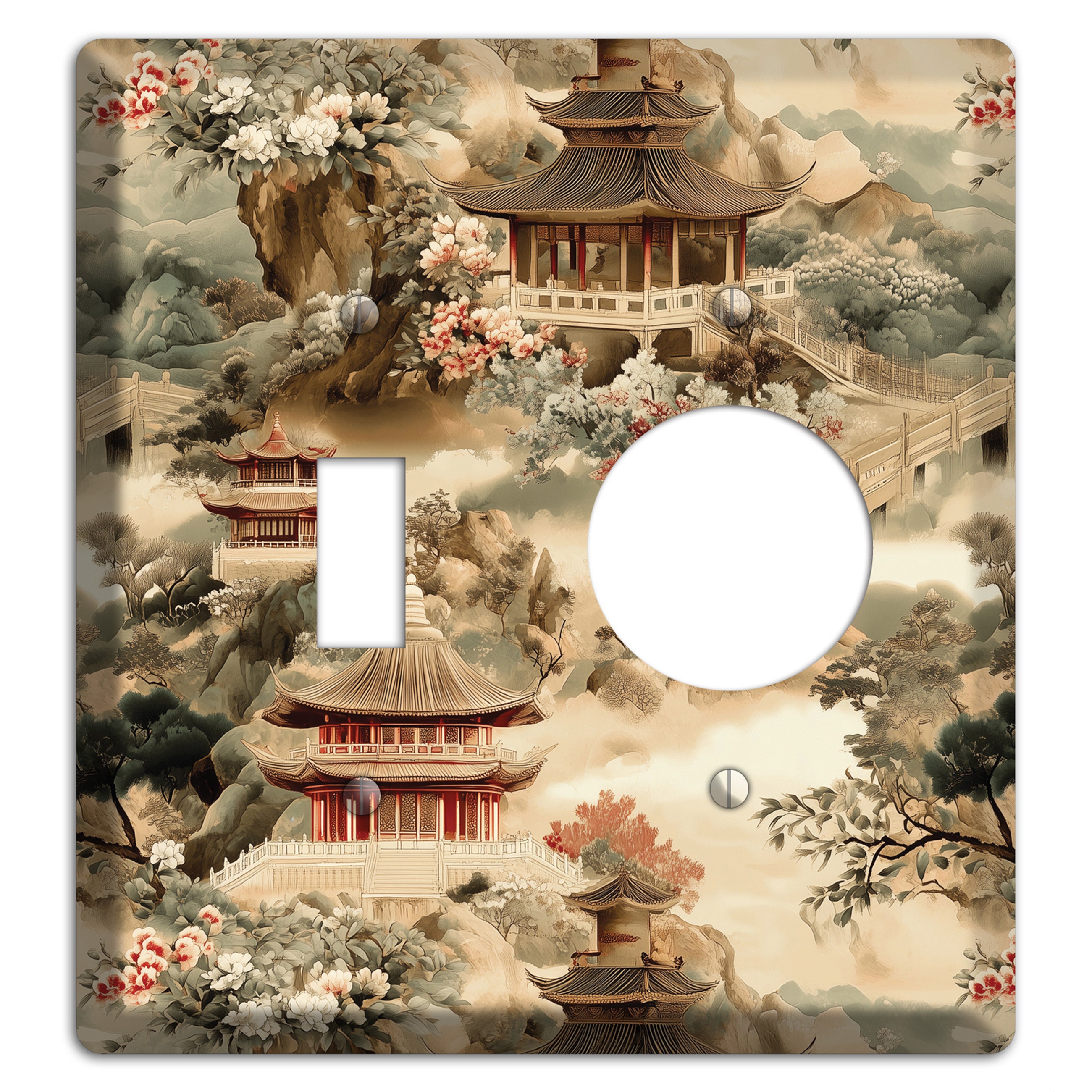 Jade Mountain Reverie Toggle / Receptacle Wallplate