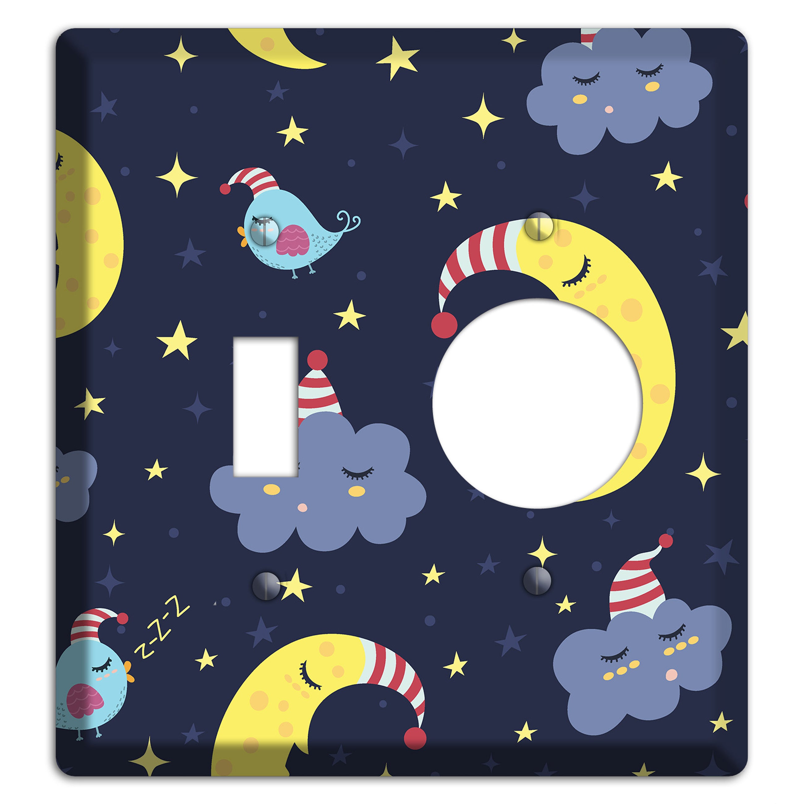 Sleepy Skies Toggle / Receptacle Wallplate