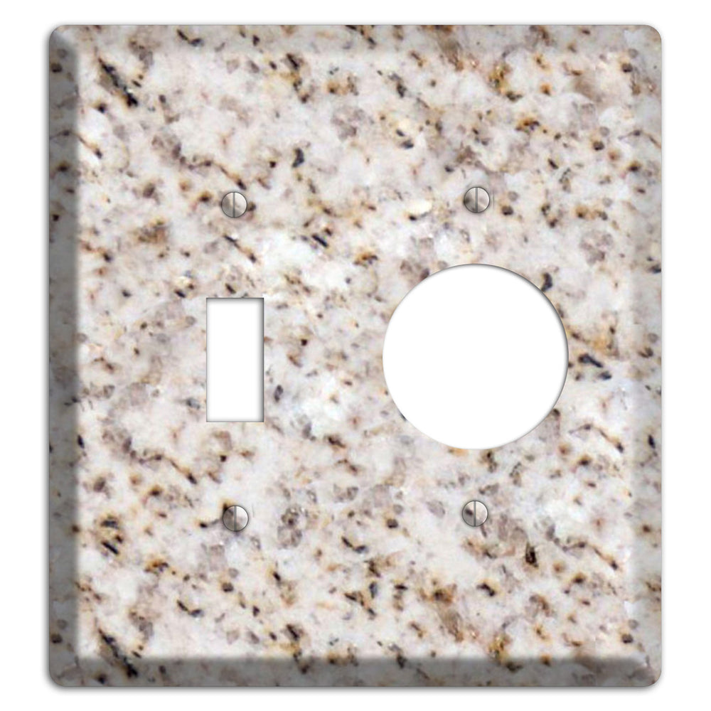 Luna Pearl Granite Toggle / Receptacle Wallplate