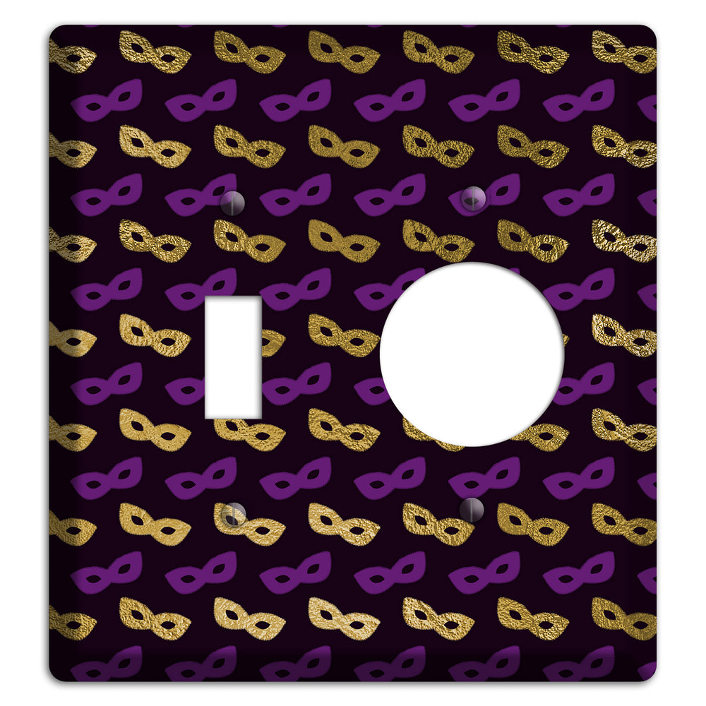 Midnight Masque Toggle / Receptacle Wallplate