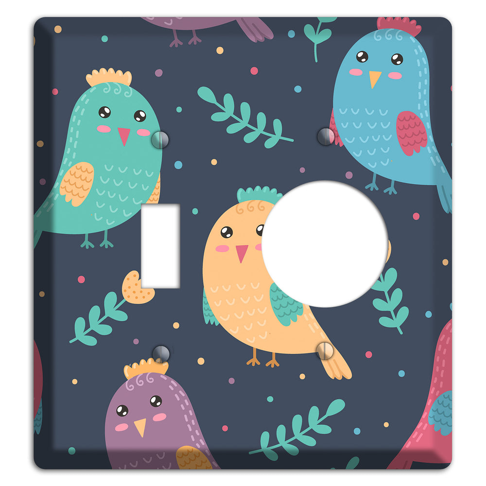 Jungle Giggles (Dark) Toggle / Receptacle Wallplate