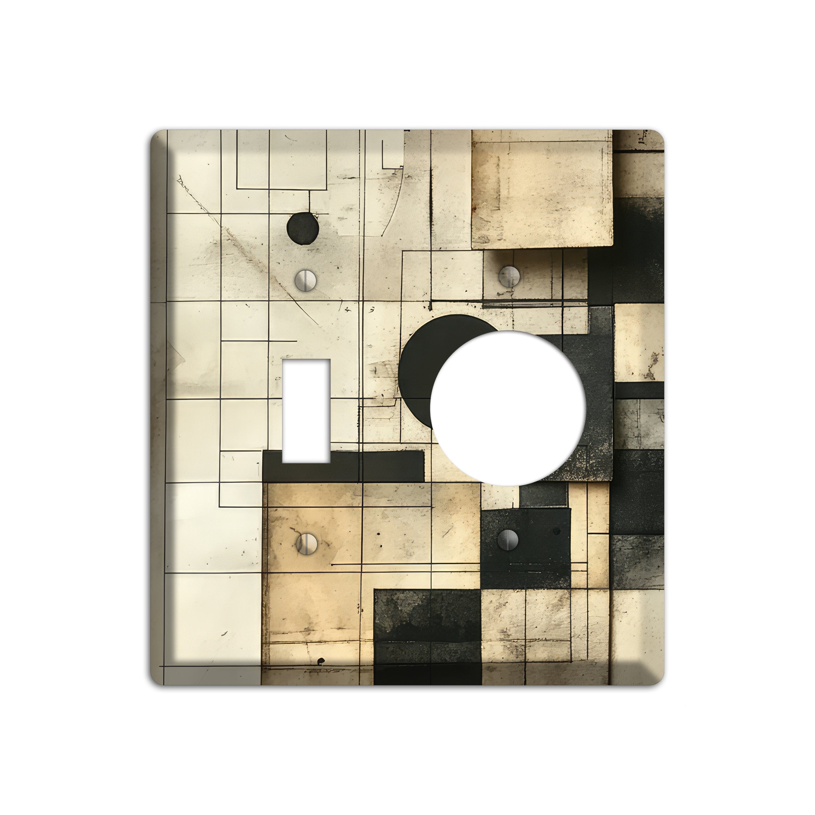 Drafting Room Séance Toggle / Receptacle Wallplate