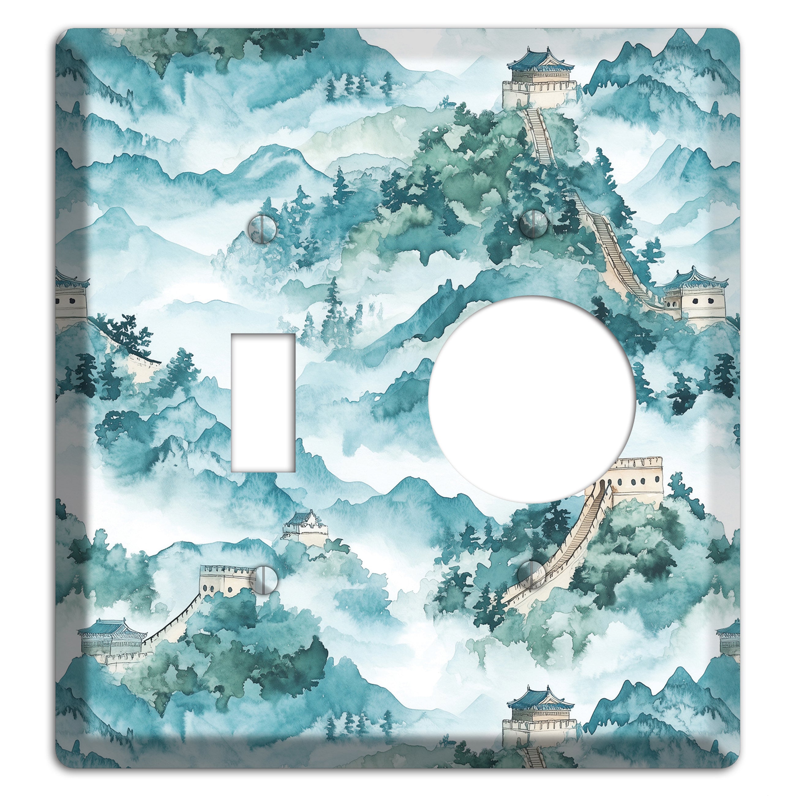 Watchtower in Mist Toggle / Receptacle Wallplate