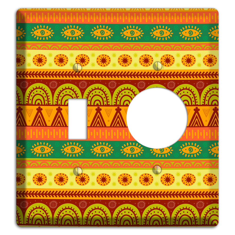 Ethnic Harmony Toggle / Receptacle Wallplate