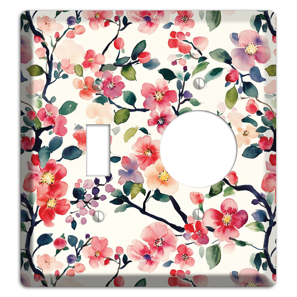 Blossom & Bough Toggle / Receptacle Wallplate