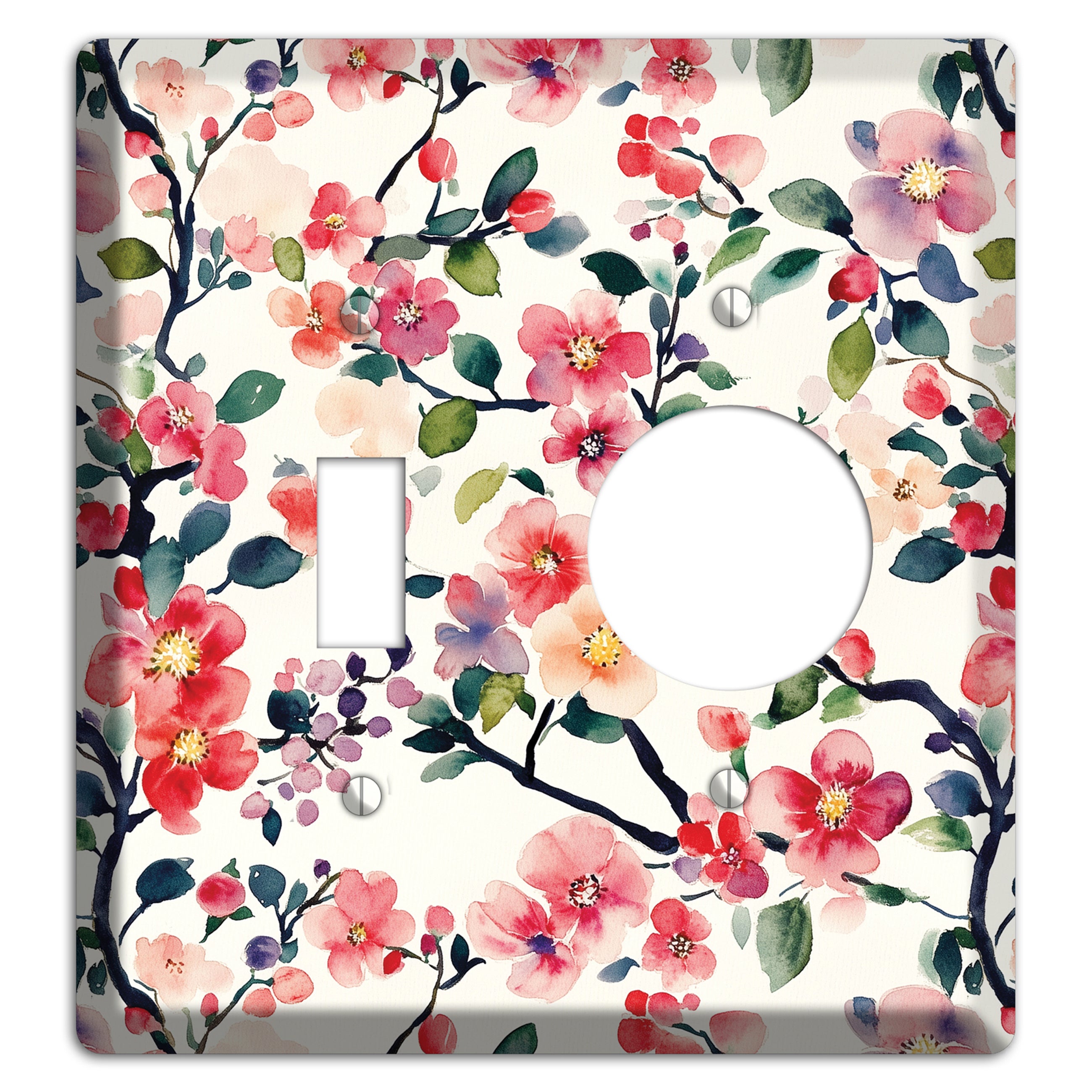 Blossom & Bough Toggle / Receptacle Wallplate