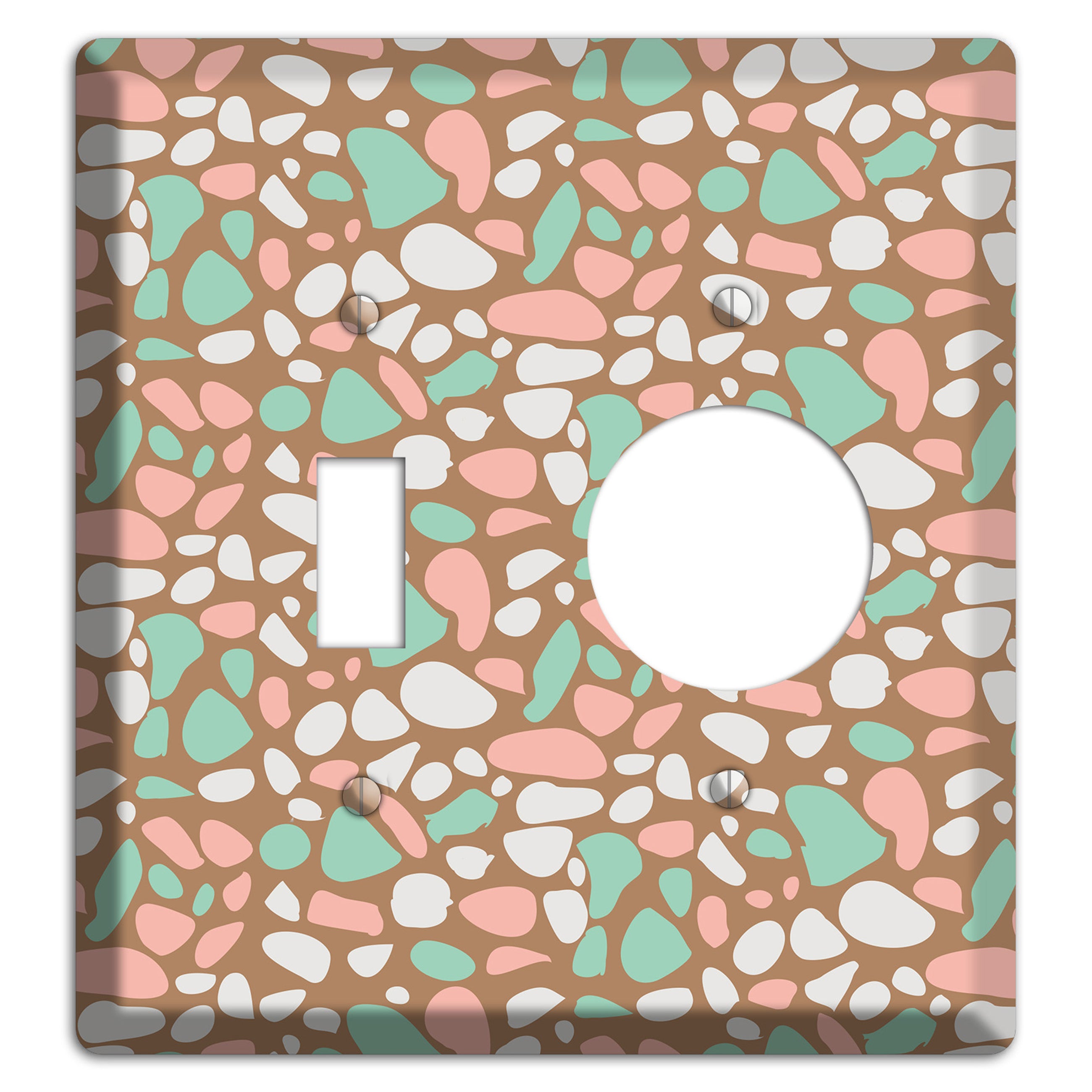 Ginger Mint Chip Toggle / Receptacle Wallplate