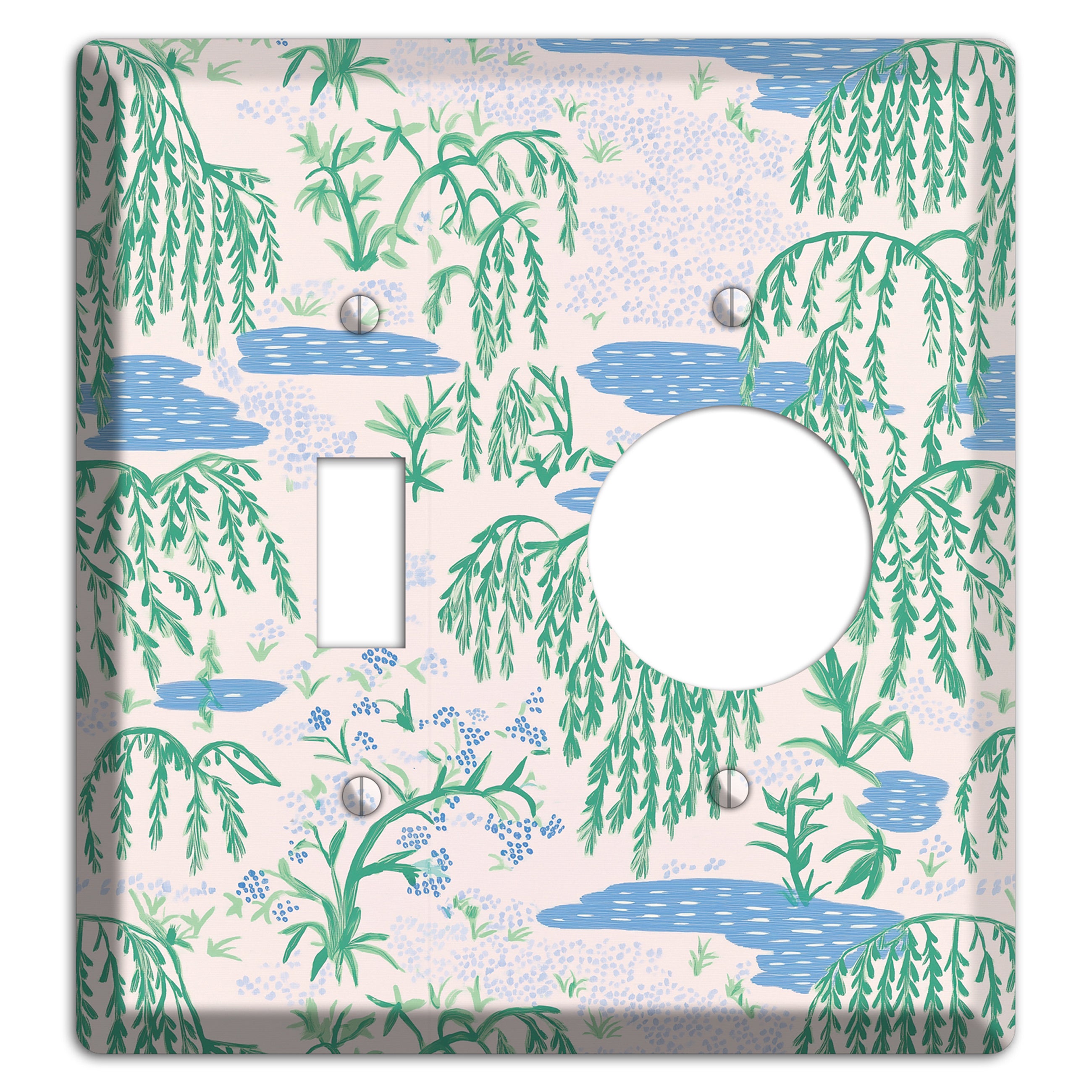 Willow & Still Water Toggle / Receptacle Wallplate