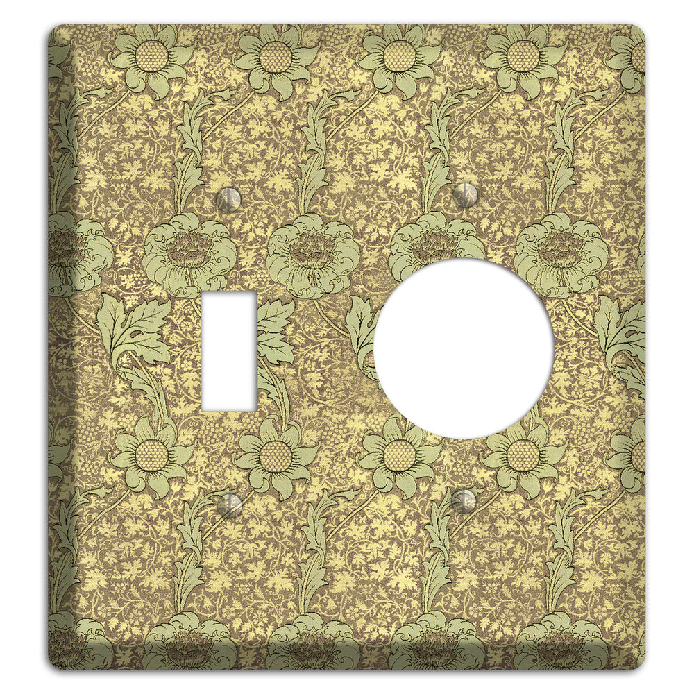 Wildflower Scroll Toggle / Receptacle Wallplate