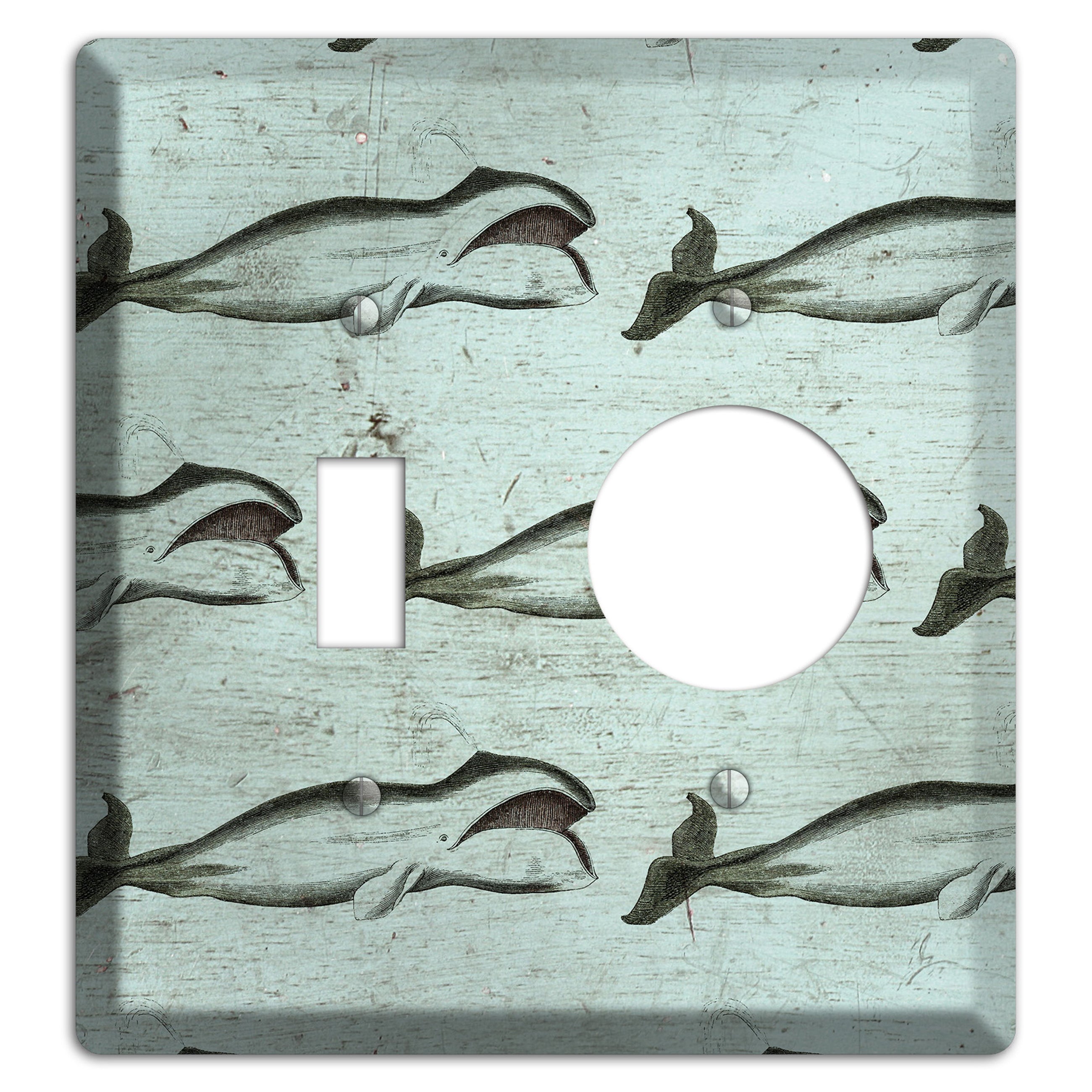 Whale Watch Toggle / Receptacle Wallplate