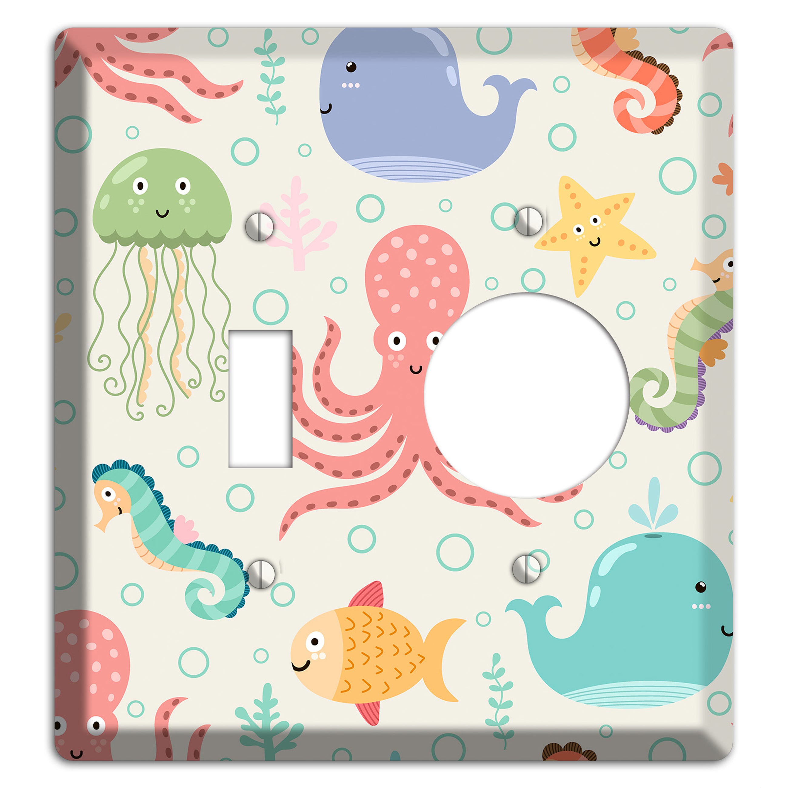 Ocean Buddies Toggle / Receptacle Wallplate