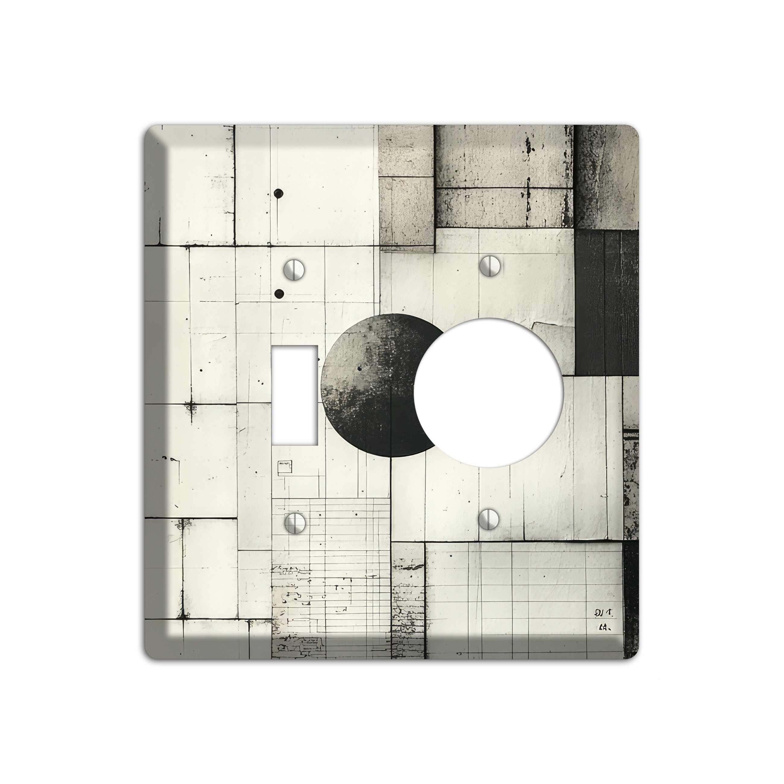 Ledger & Void Toggle / Receptacle Wallplate