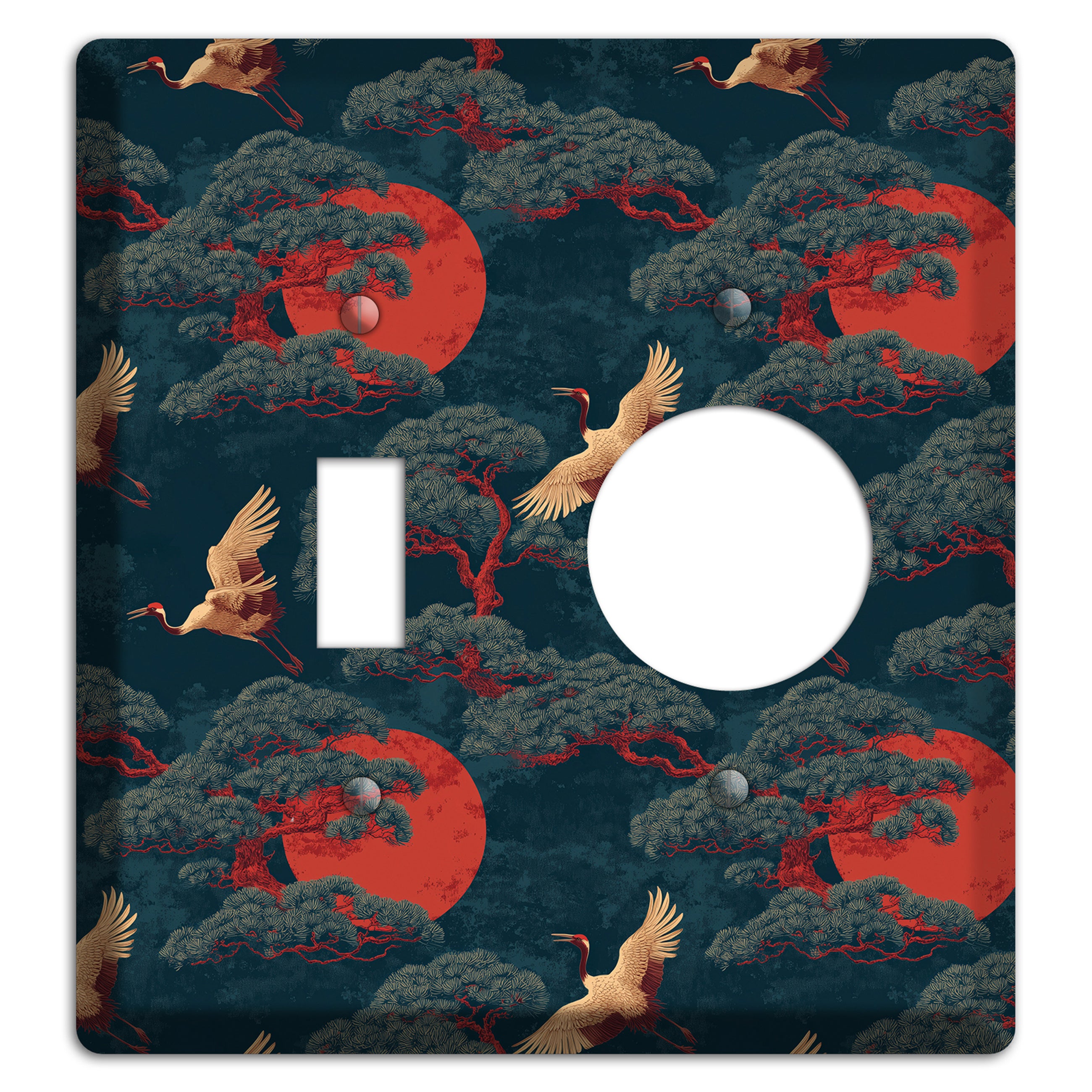 Vermillion Moon Ascent Toggle / Receptacle Wallplate