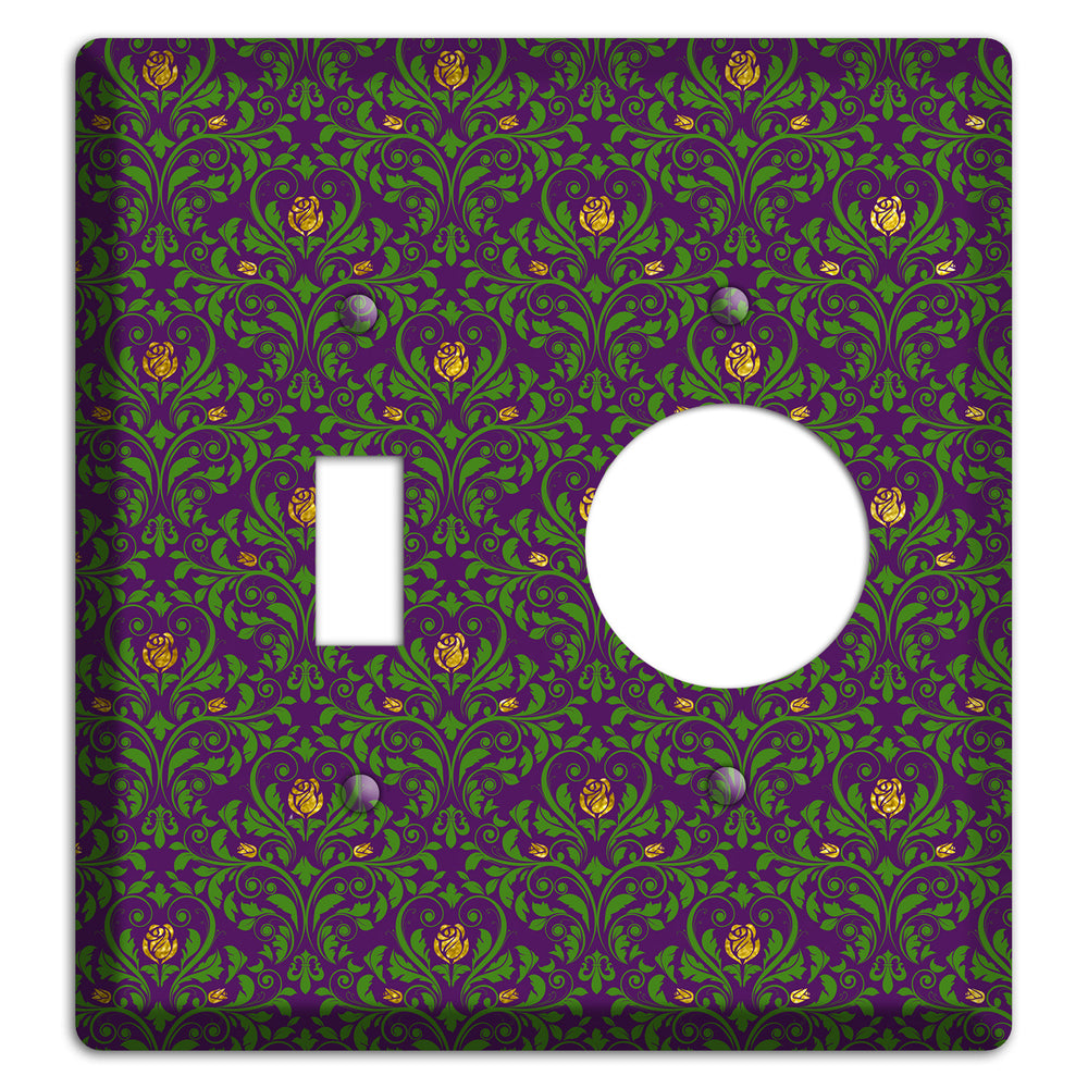 Jester‚Äôs Damask Toggle / Receptacle Wallplate
