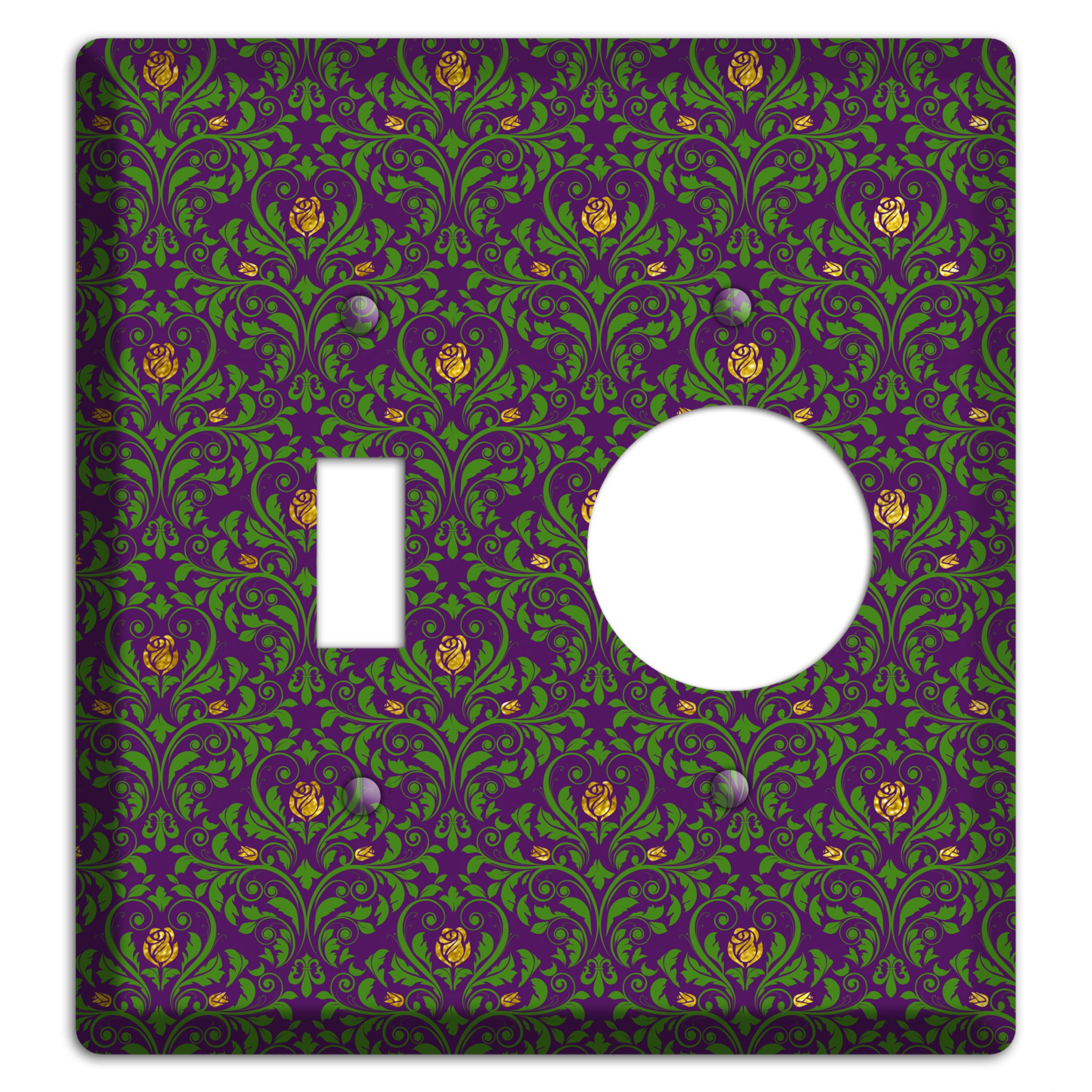 Jester’s Damask Toggle / Receptacle Wallplate