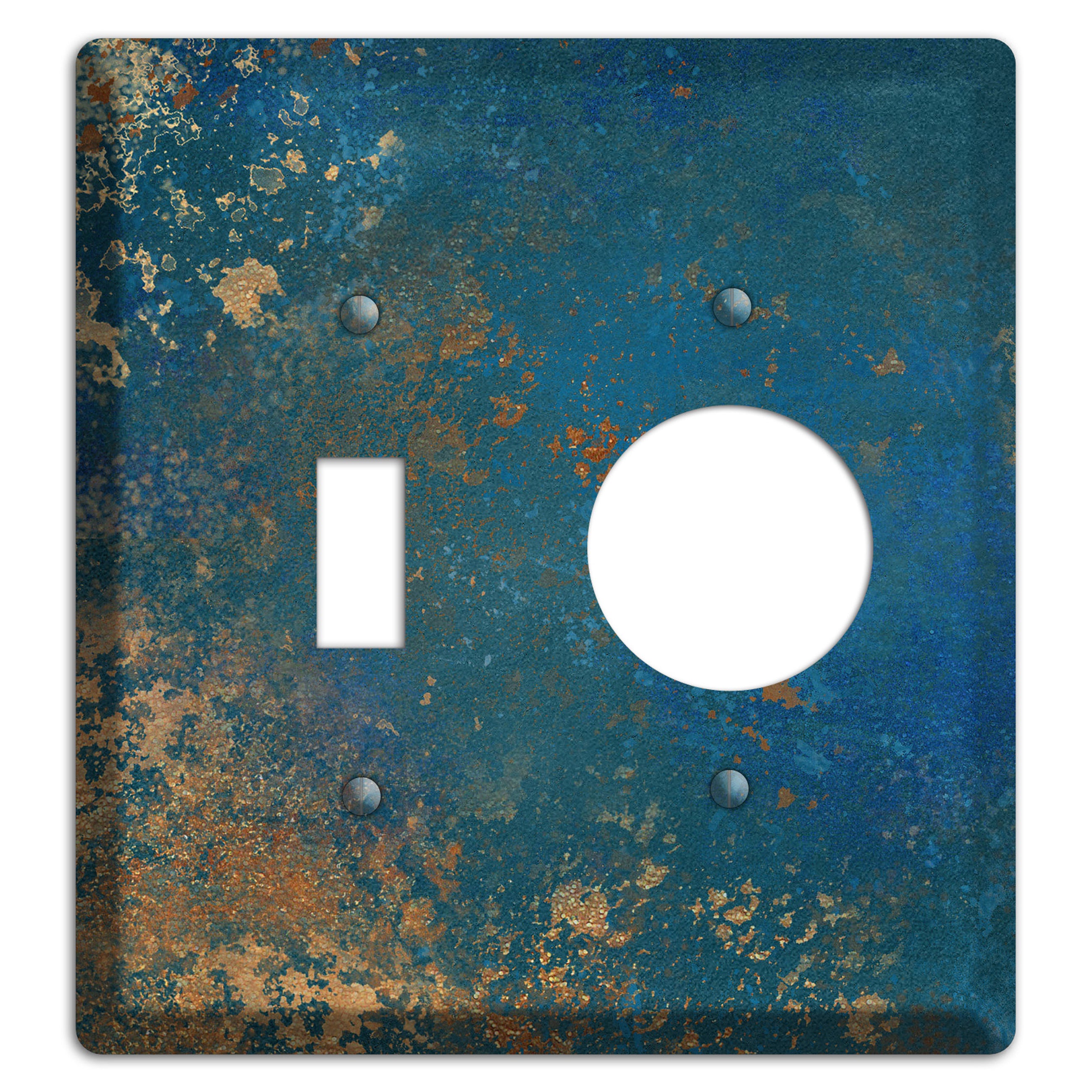 Oxidized Ocean Toggle / Receptacle Wallplate