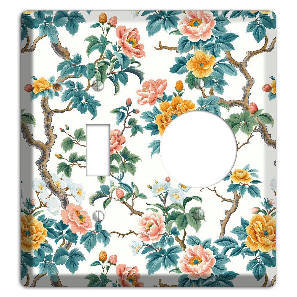 Blossom & Bough Toggle / Receptacle Wallplate