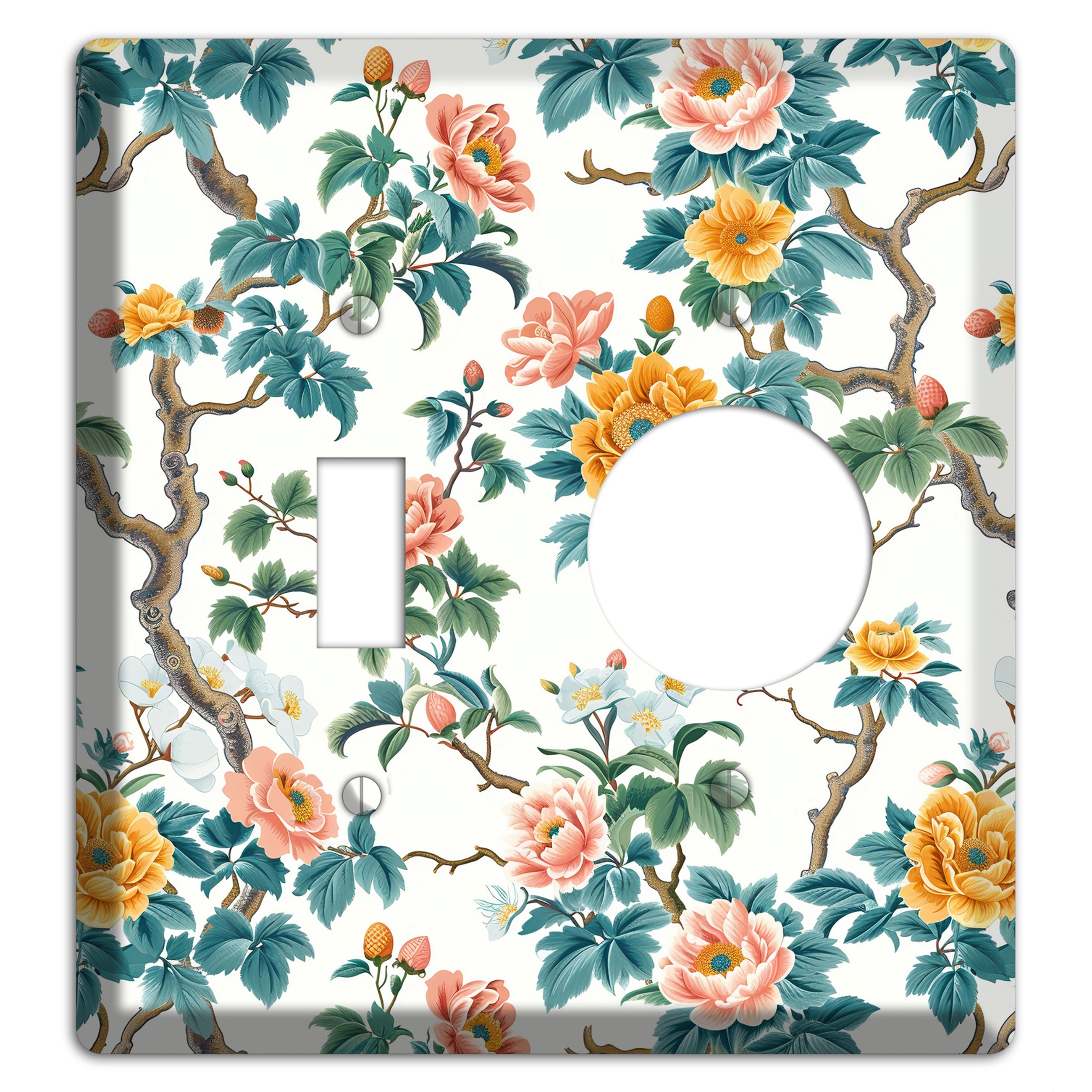 Blossom & Bough Toggle / Receptacle Wallplate