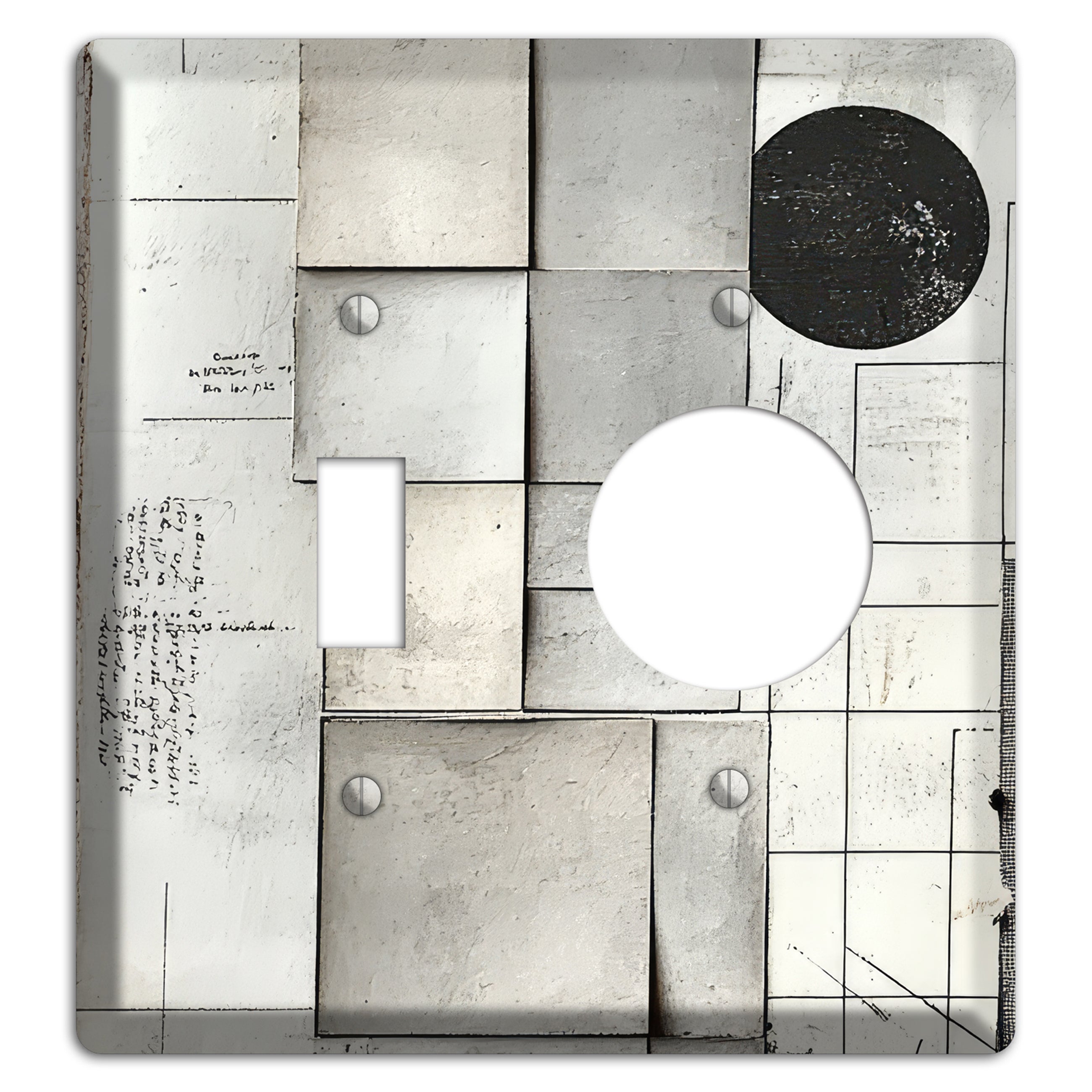 Cartographer's Quiet Ruin Toggle / Receptacle Wallplate