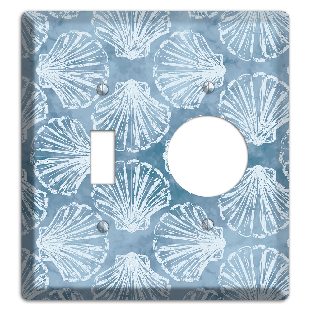 Coastal Shell Drift Toggle / Receptacle Wallplate