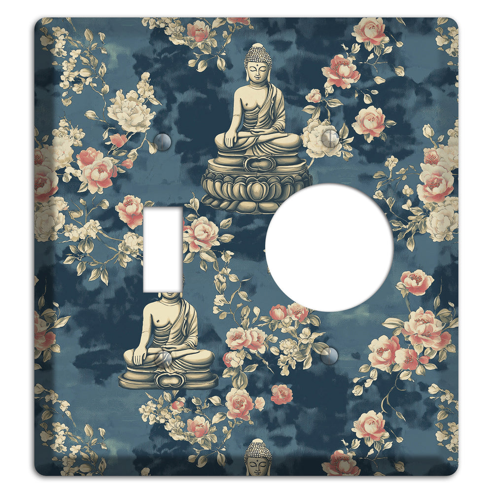 Lotus & Bloom Toggle / Receptacle Wallplate