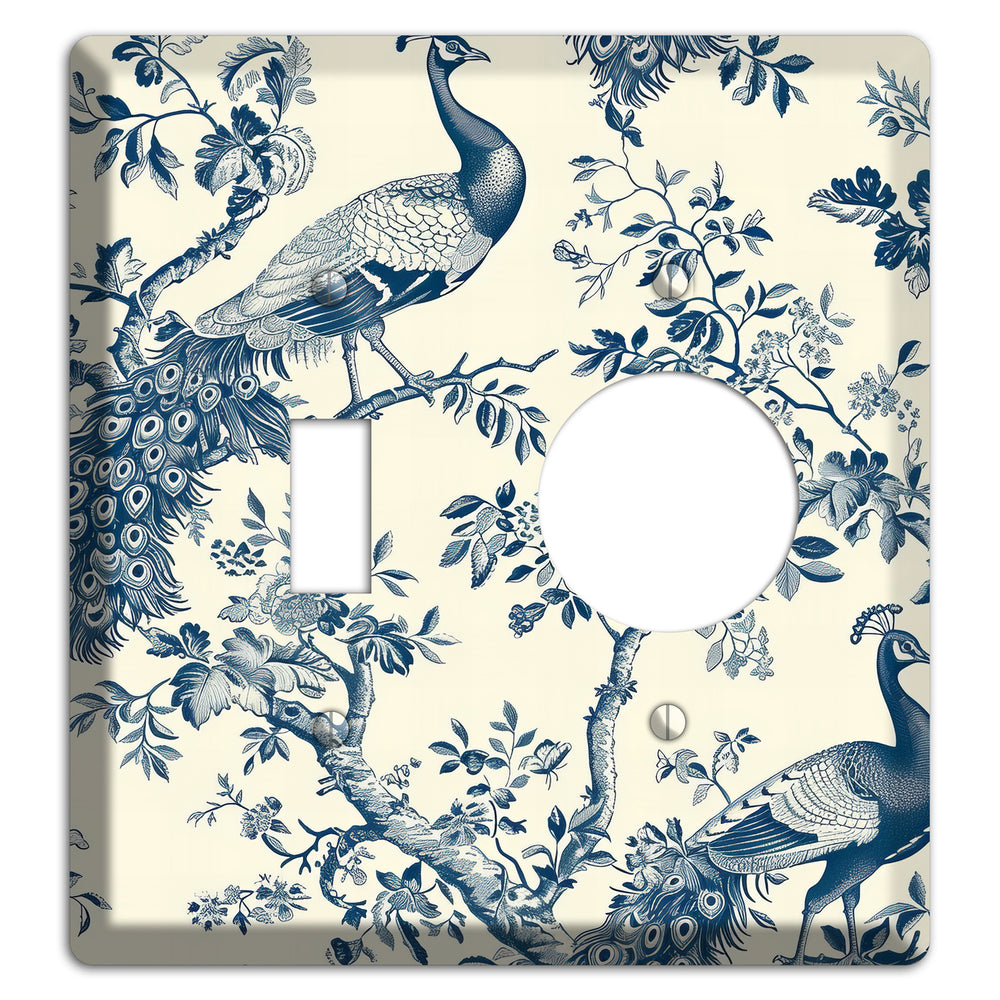 Peacock Court Toggle / Receptacle Wallplate