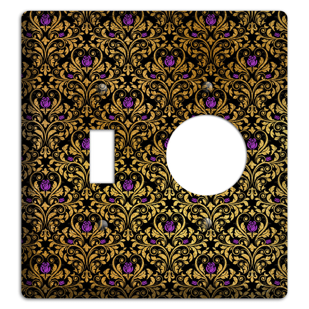 Gilded Masquerade Toggle / Receptacle Wallplate