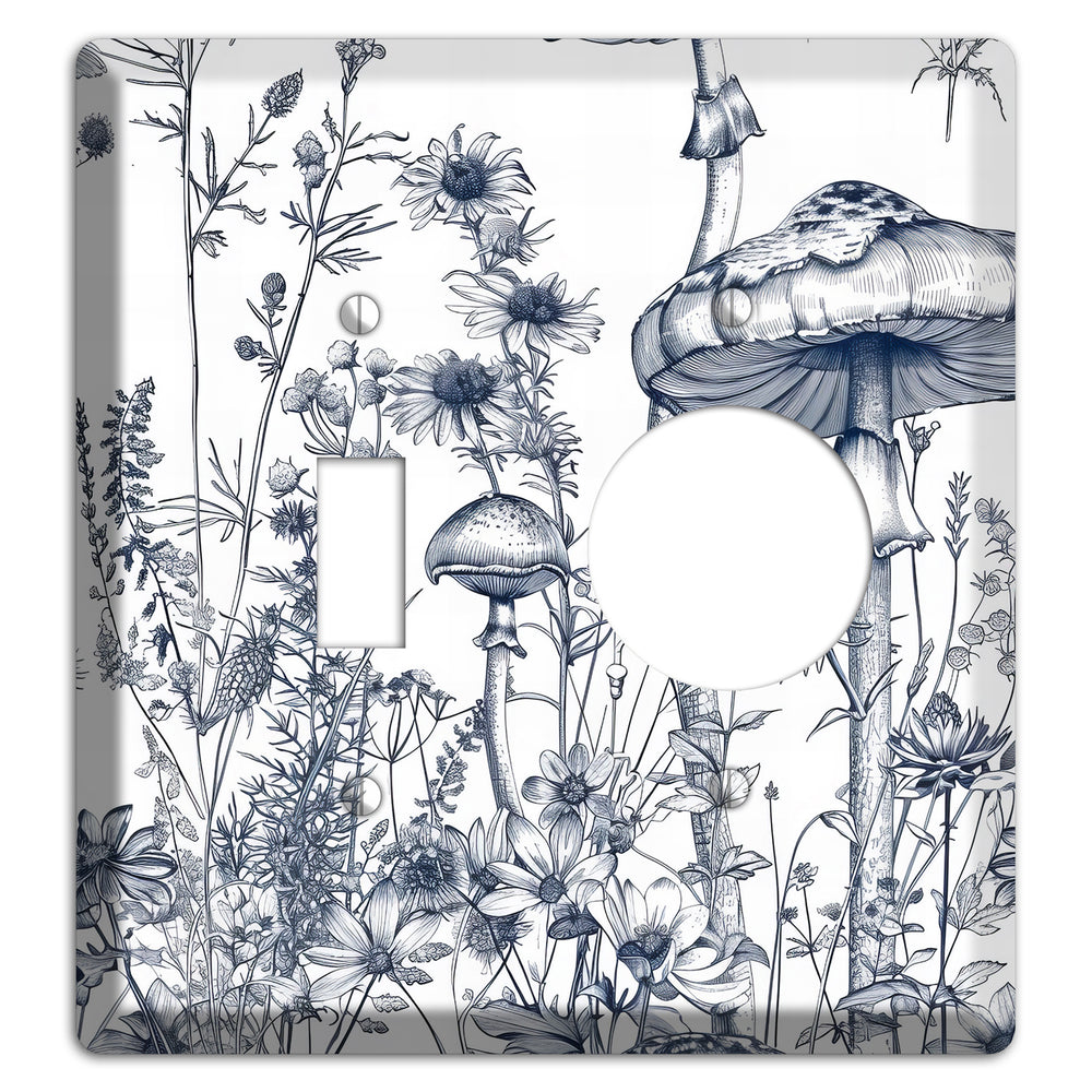 Forager's Meadow Spell Toggle / Receptacle Wallplate