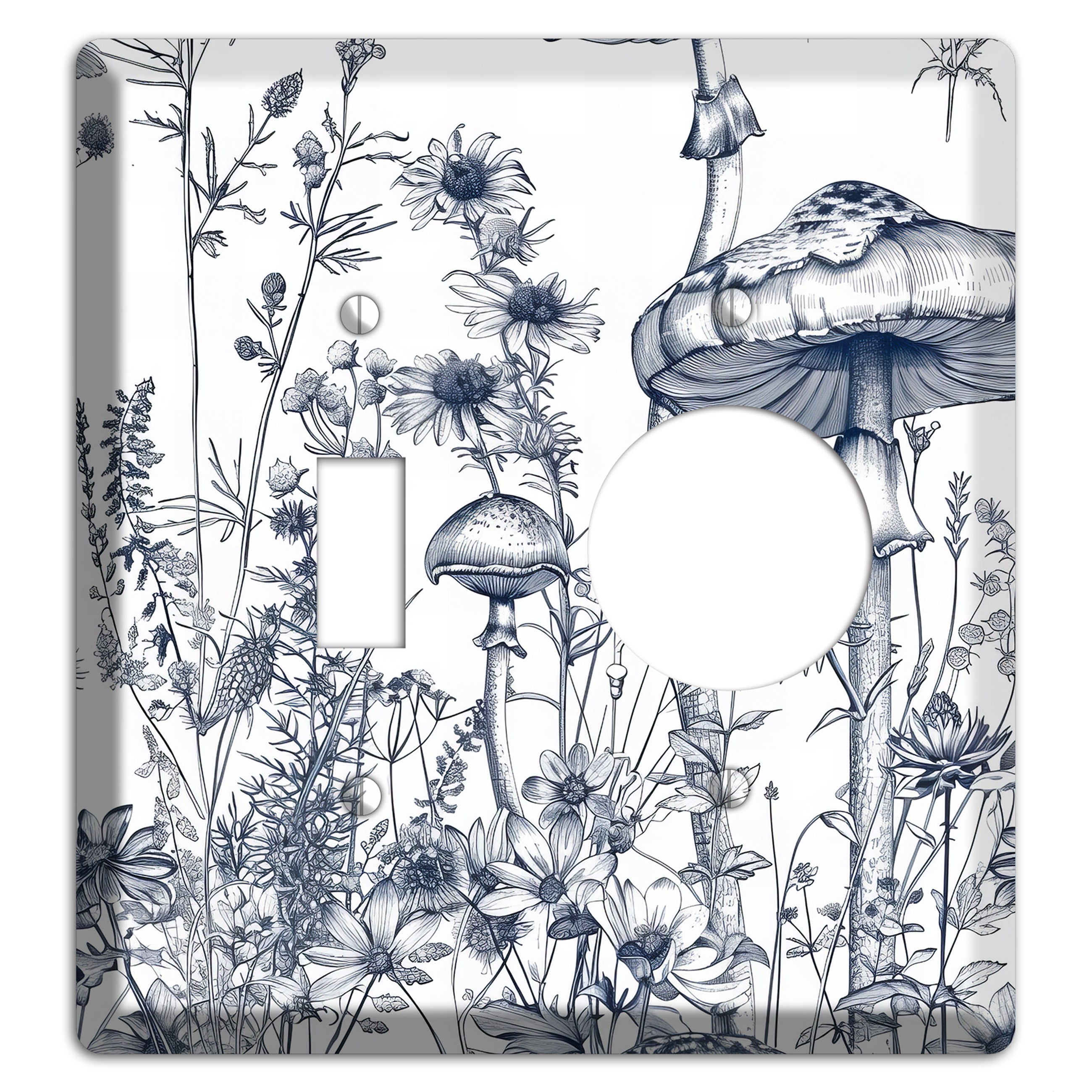 Forager's Meadow Spell Toggle / Receptacle Wallplate