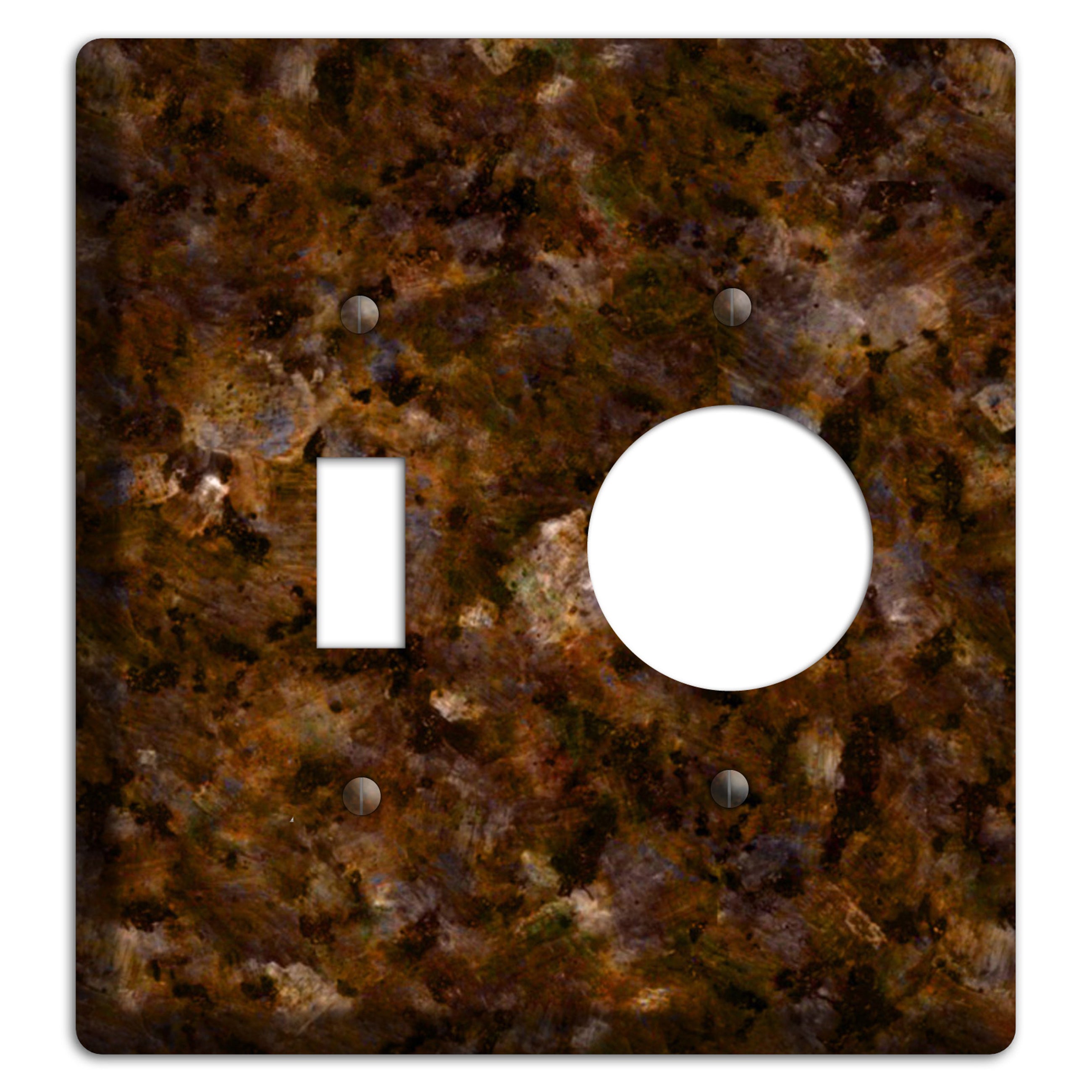 Baltic Green Granite Toggle / Receptacle Wallplate