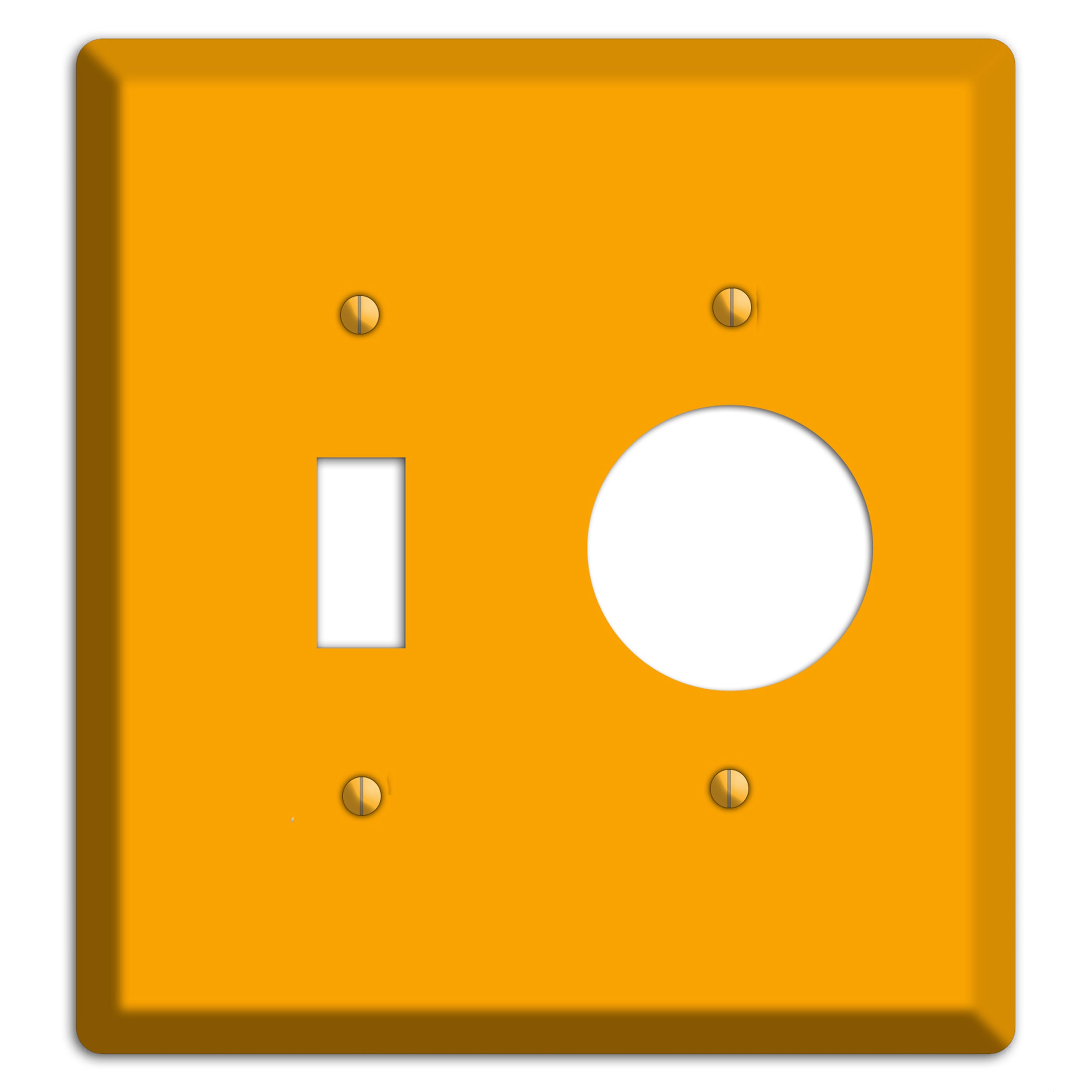 Baxter Mustard Toggle / Receptacle Wallplate