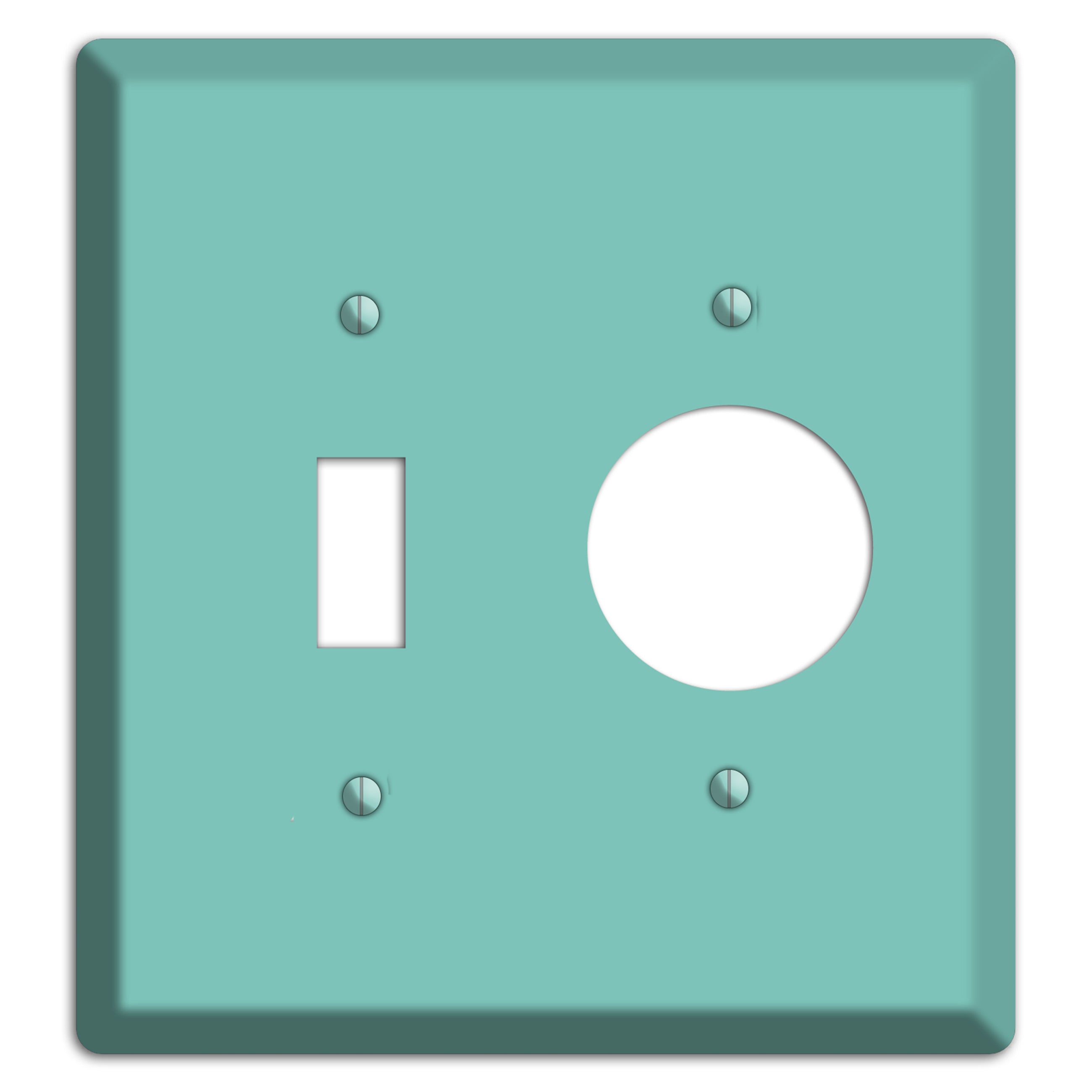 Baxter Seafoam Toggle / Receptacle Wallplate