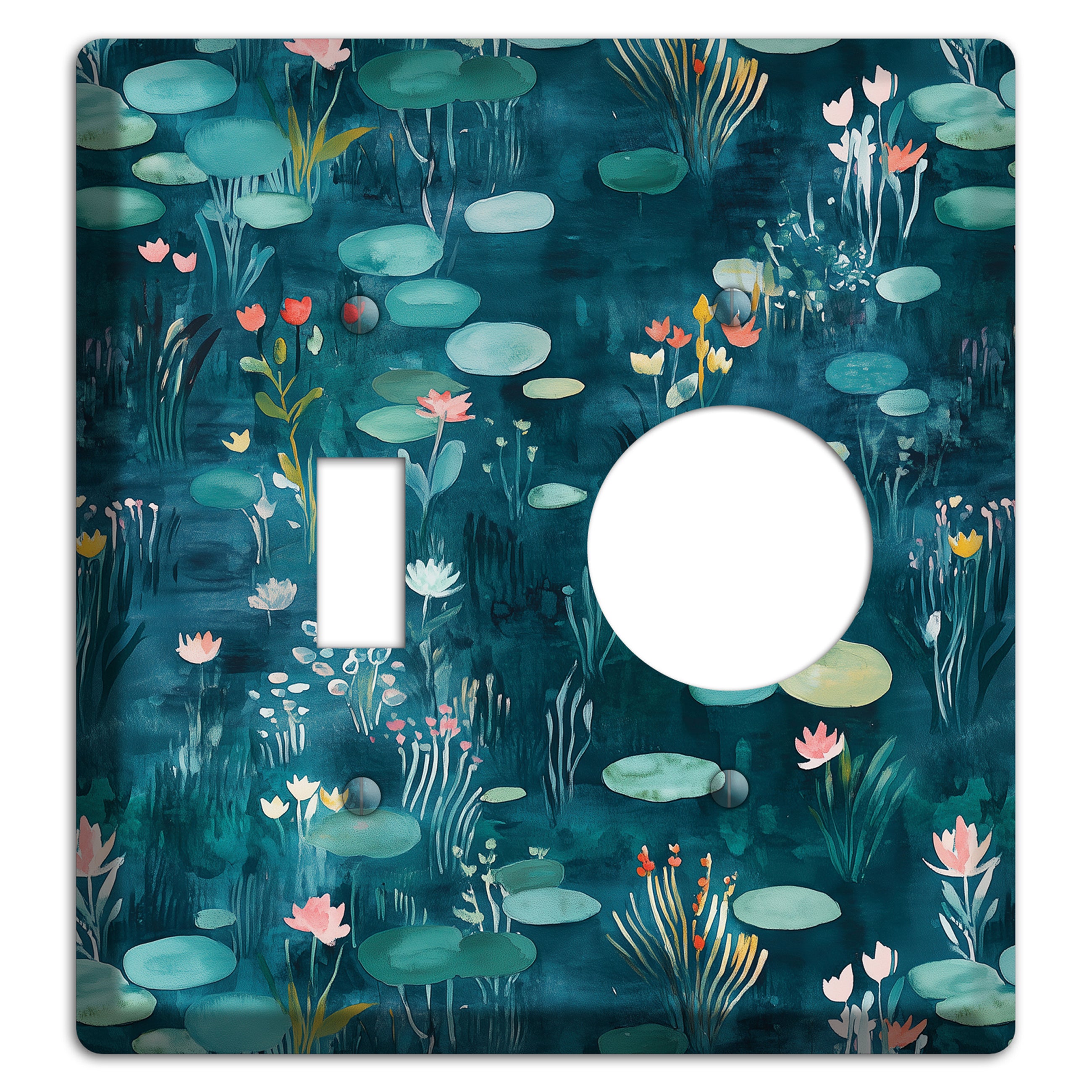 Lily Pond Reverie Toggle / Receptacle Wallplate