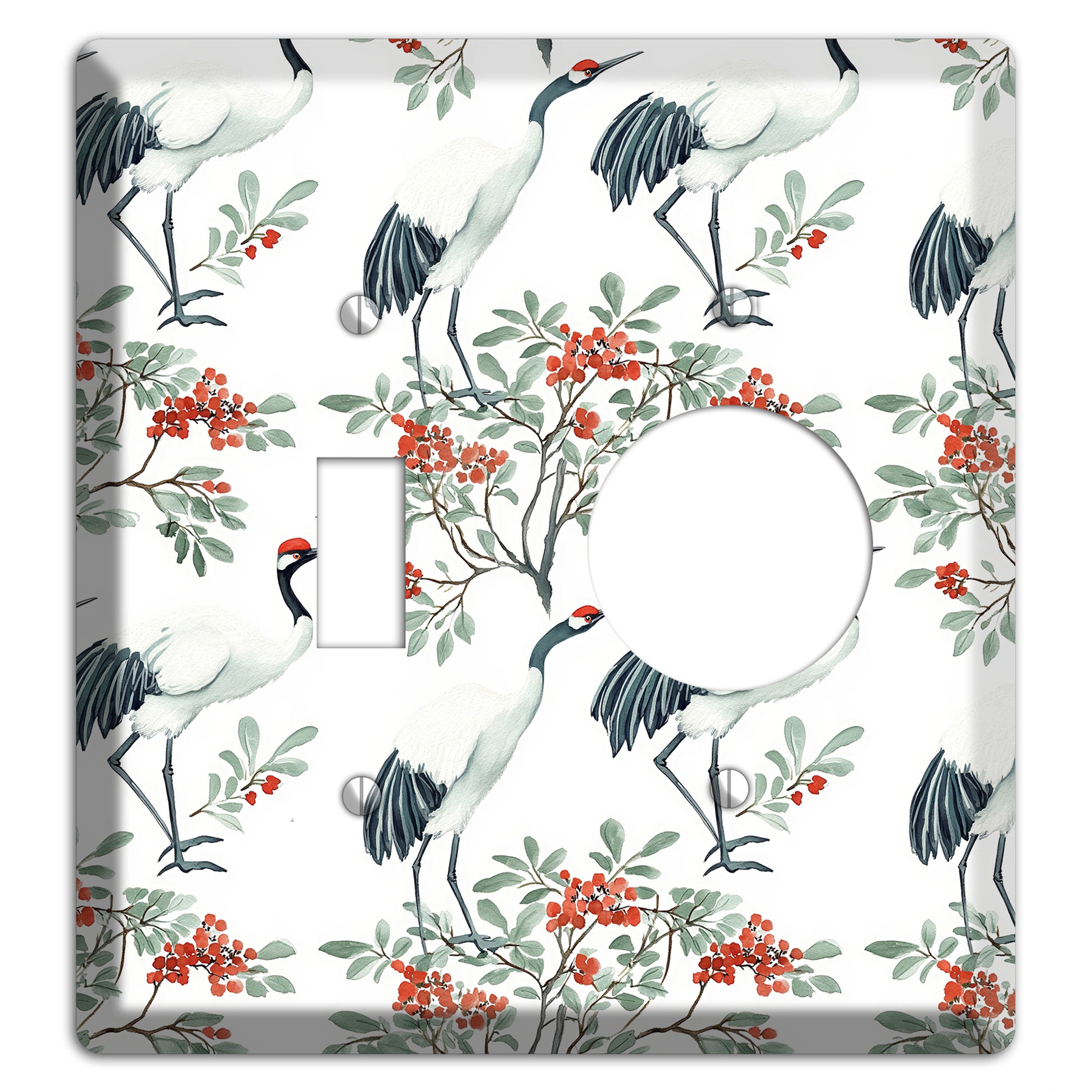Scarlet Crown Reverie Toggle / Receptacle Wallplate