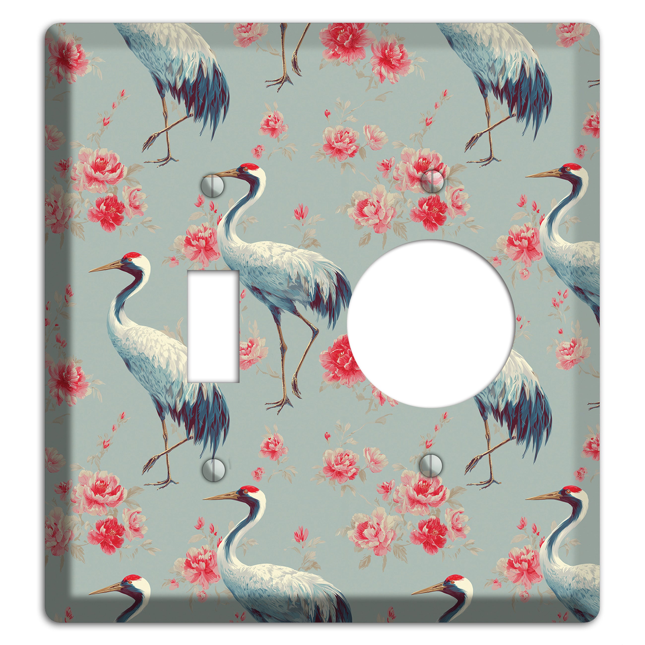 Rose Mist Vigil Toggle / Receptacle Wallplate