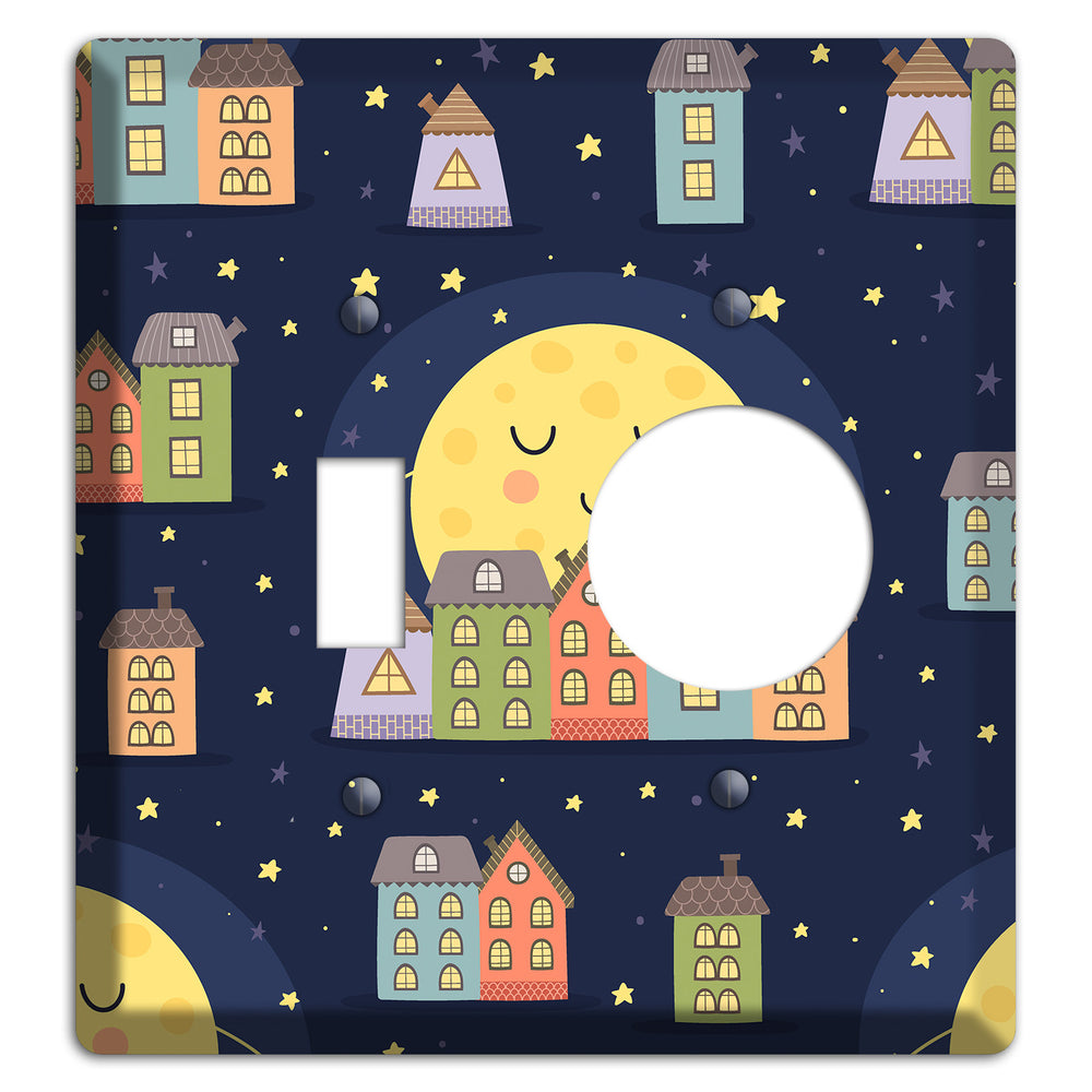 Sleepy Town Toggle / Receptacle Wallplate
