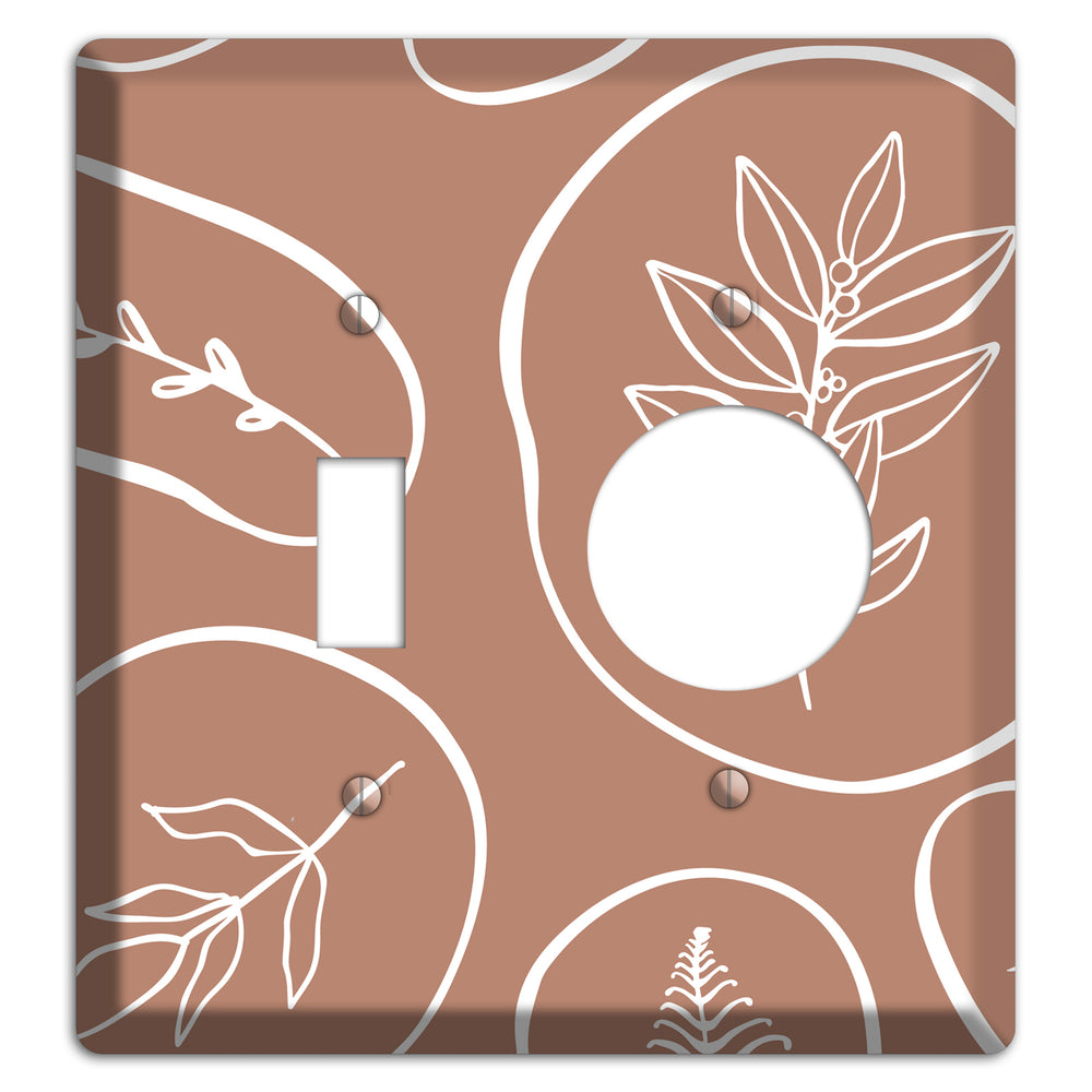 Pressed & Preserved Toggle / Receptacle Wallplate