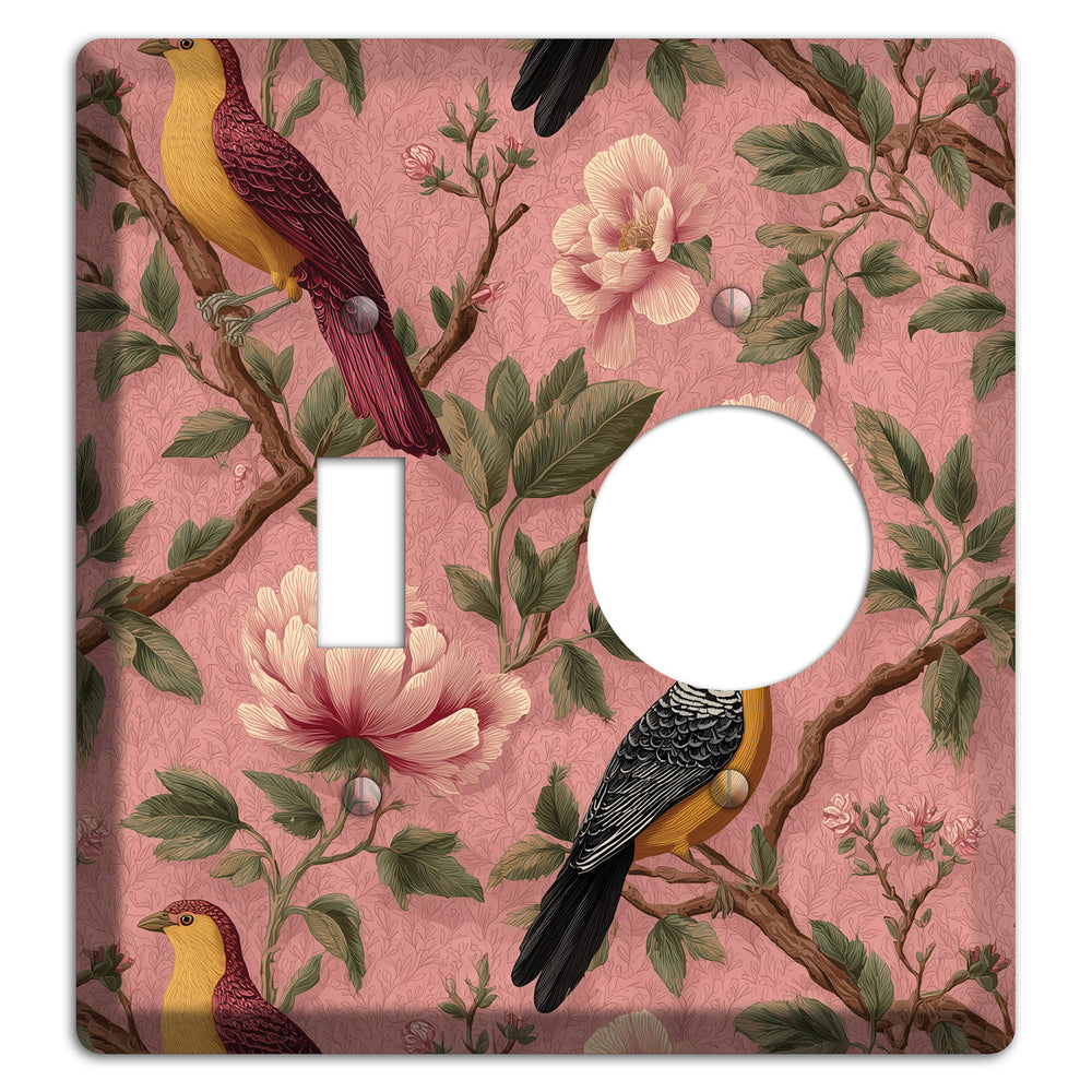 Peony & Perch Toggle / Receptacle Wallplate
