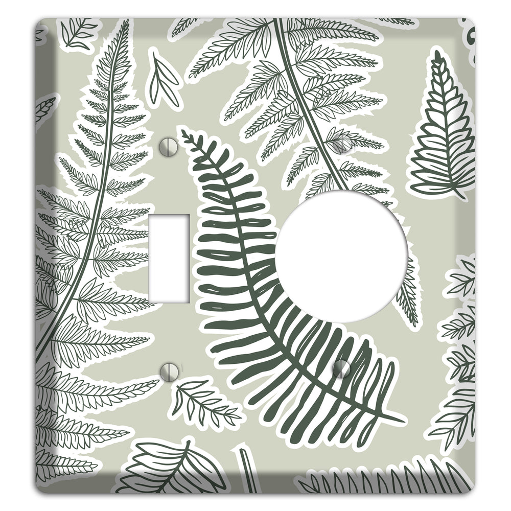 Forest Floor Scatter Toggle / Receptacle Wallplate