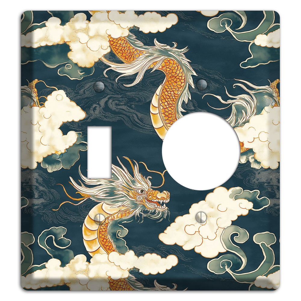 Celestial Serpent Sky Toggle / Receptacle Wallplate