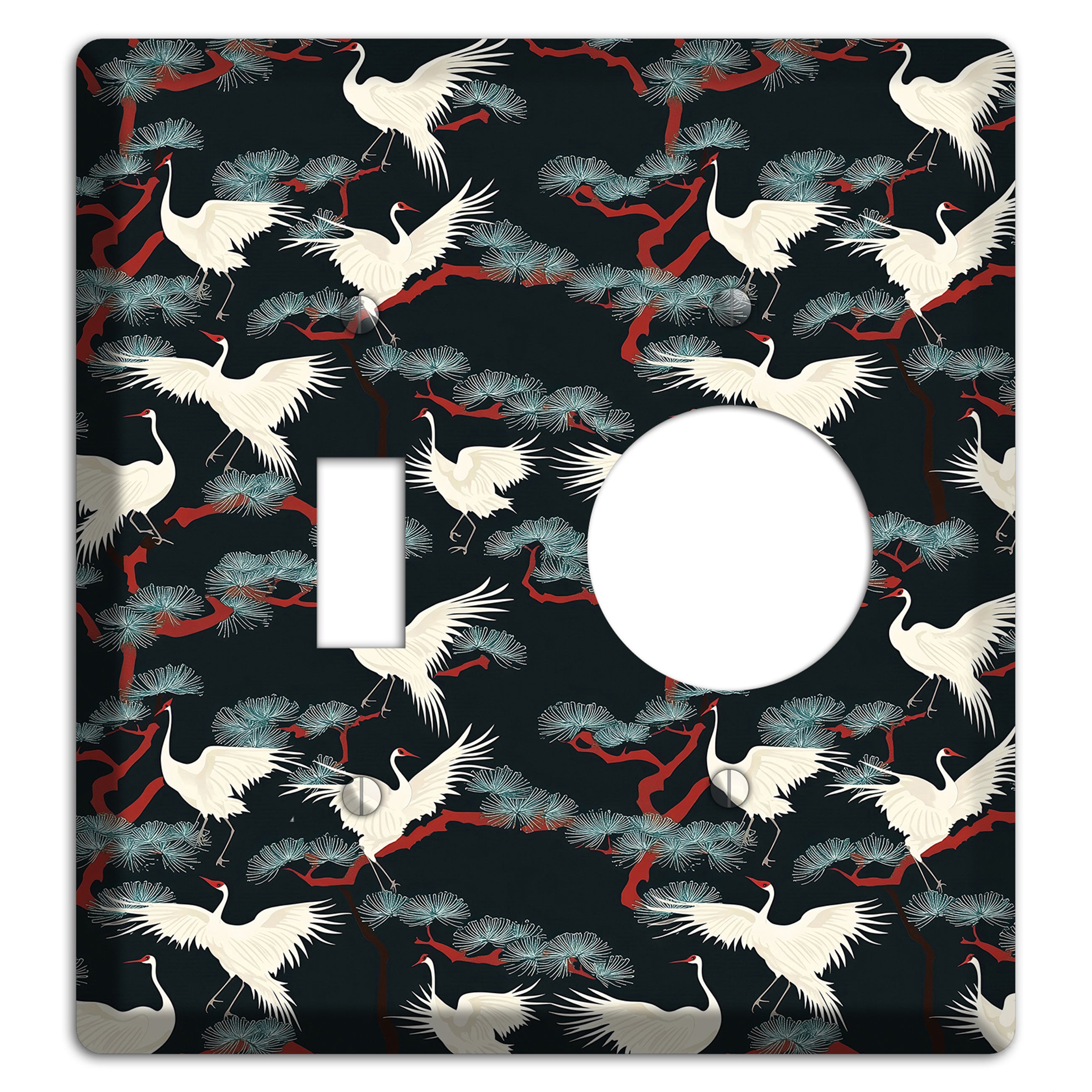 Obsidian Pine Vigil Toggle / Receptacle Wallplate