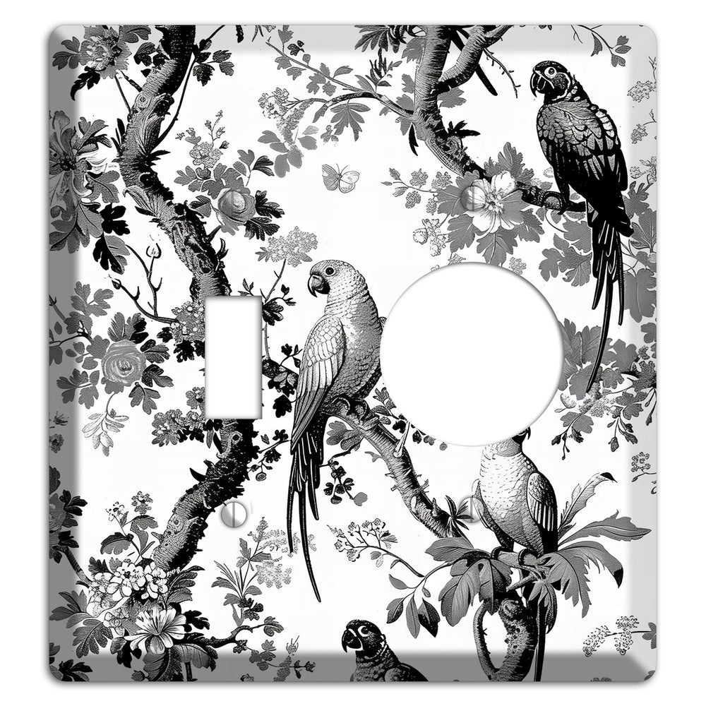 Parlor of Parrots Toggle / Receptacle Wallplate