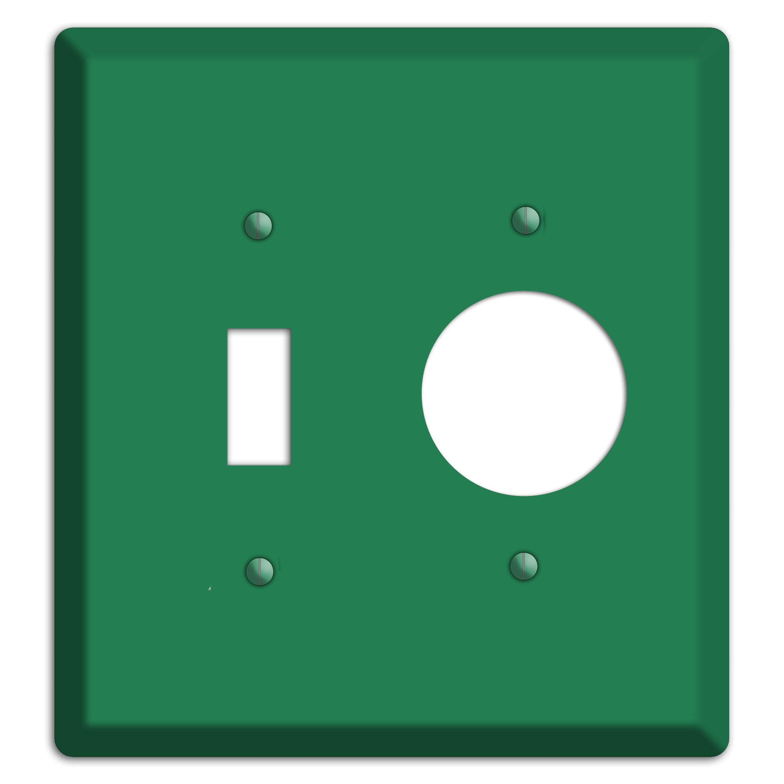 Baxter Simply Green Toggle / Receptacle Wallplate