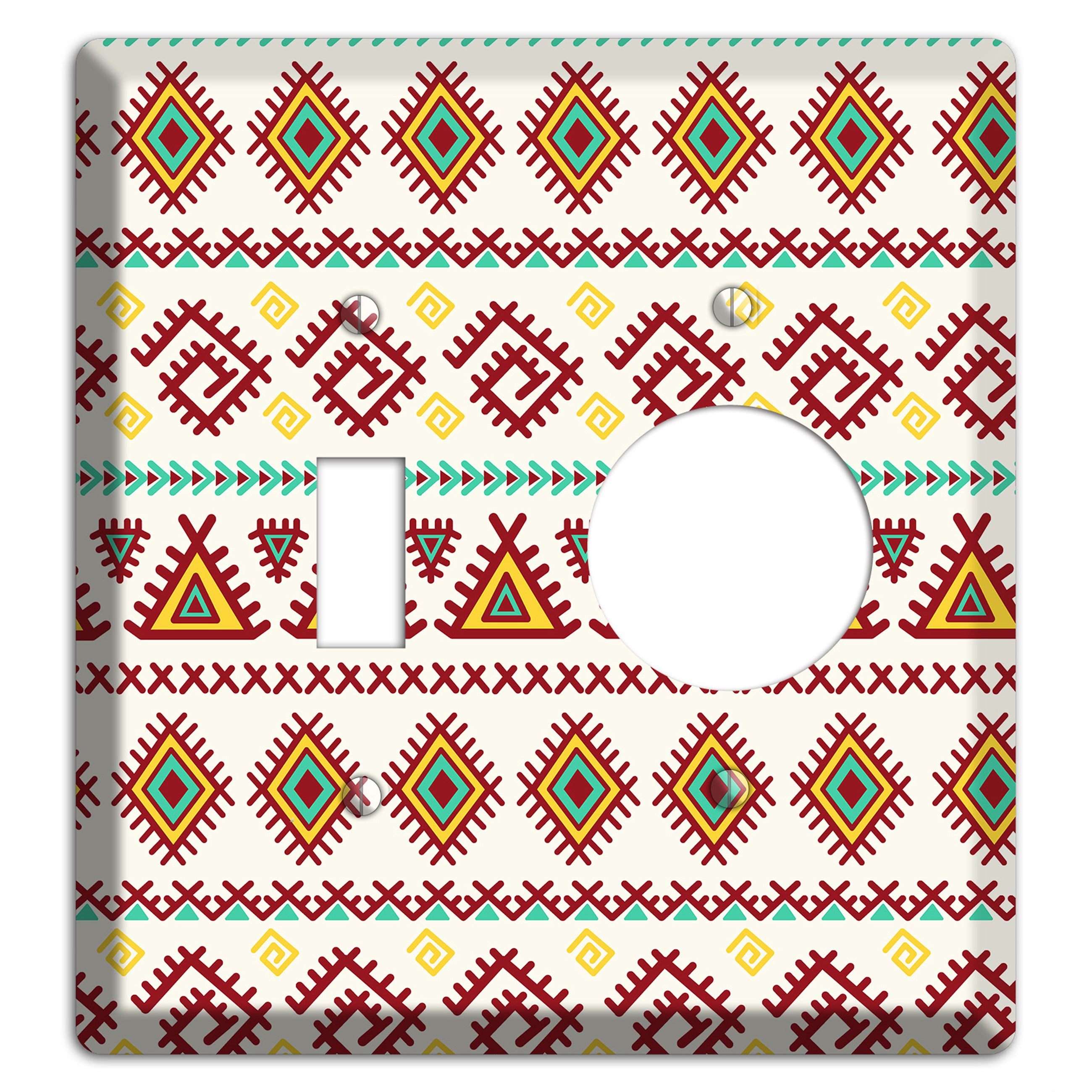 Crimson Tapestry Toggle / Receptacle Wallplate