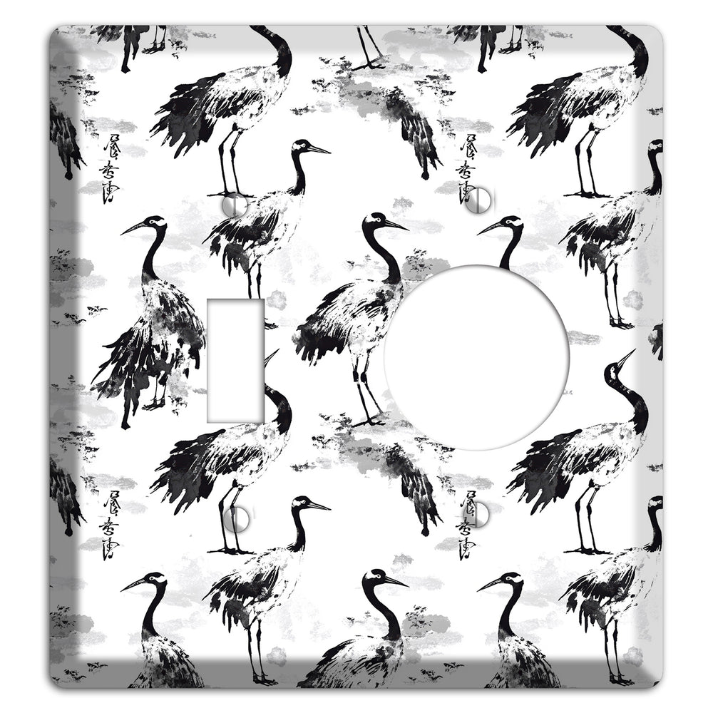 Sumi Ink Vigil Toggle / Receptacle Wallplate