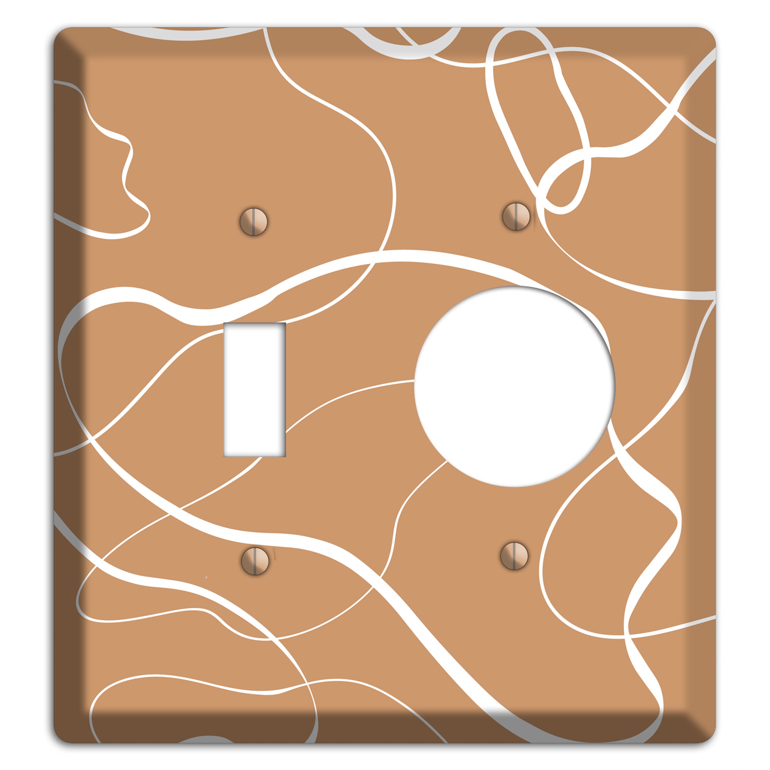 Wandering Thread Toggle / Receptacle Wallplate