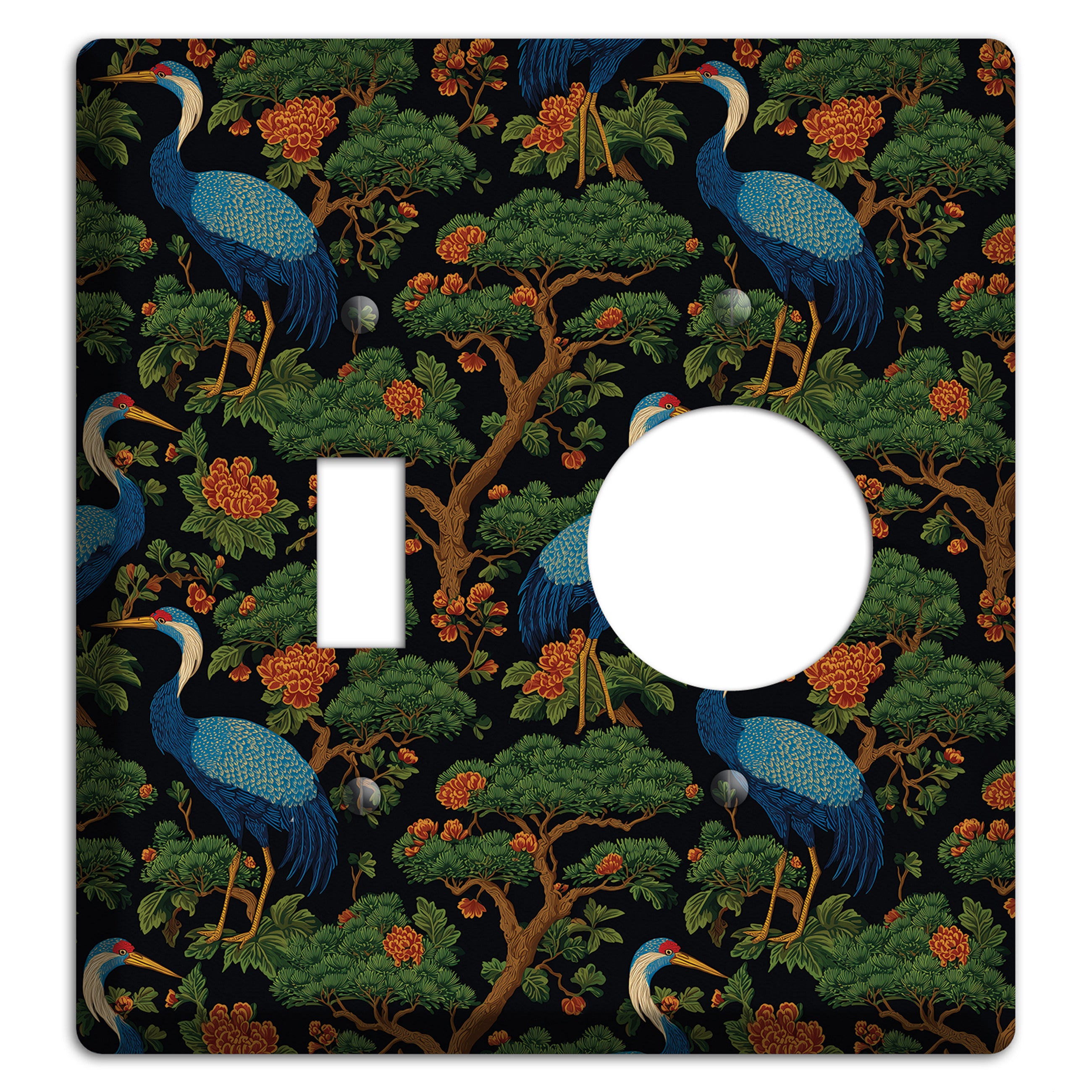 Cobalt Pine Vigil Toggle / Receptacle Wallplate